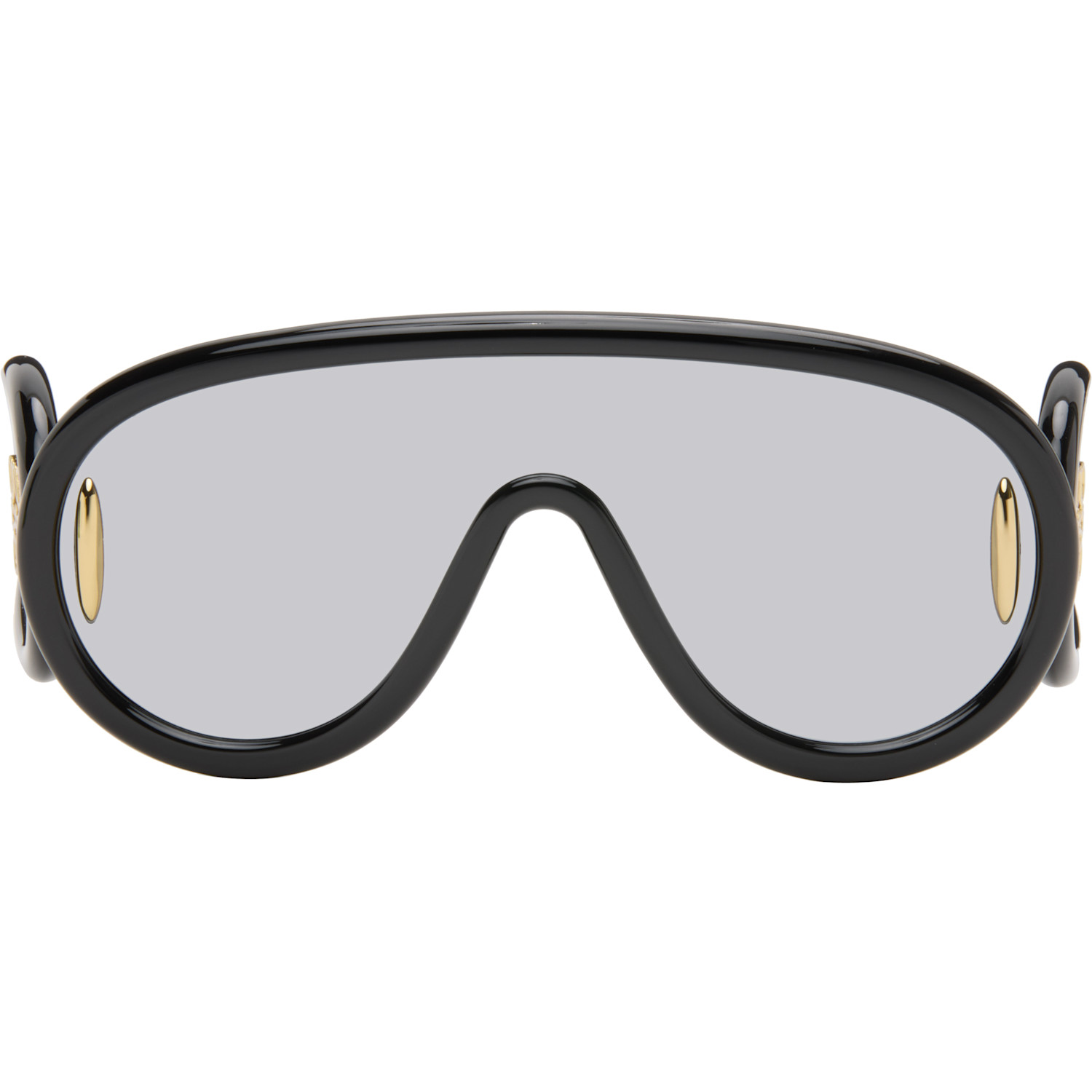 LOEWE Black Wave Mask Sunglasses