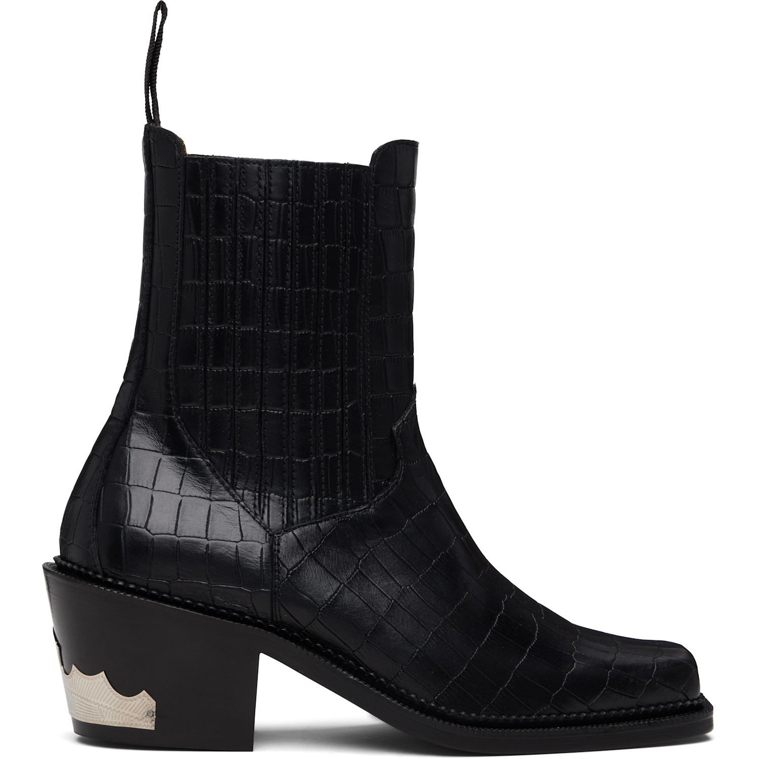 Toga Virilis SSENSE Exclusive Black Hardware Chelsea Boots