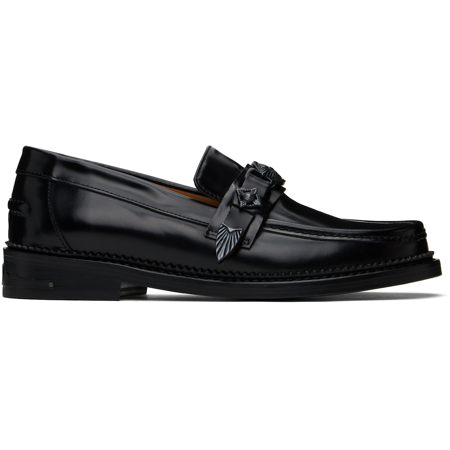 Toga Virilis SSENSE Exclusive Black Leather Loafers