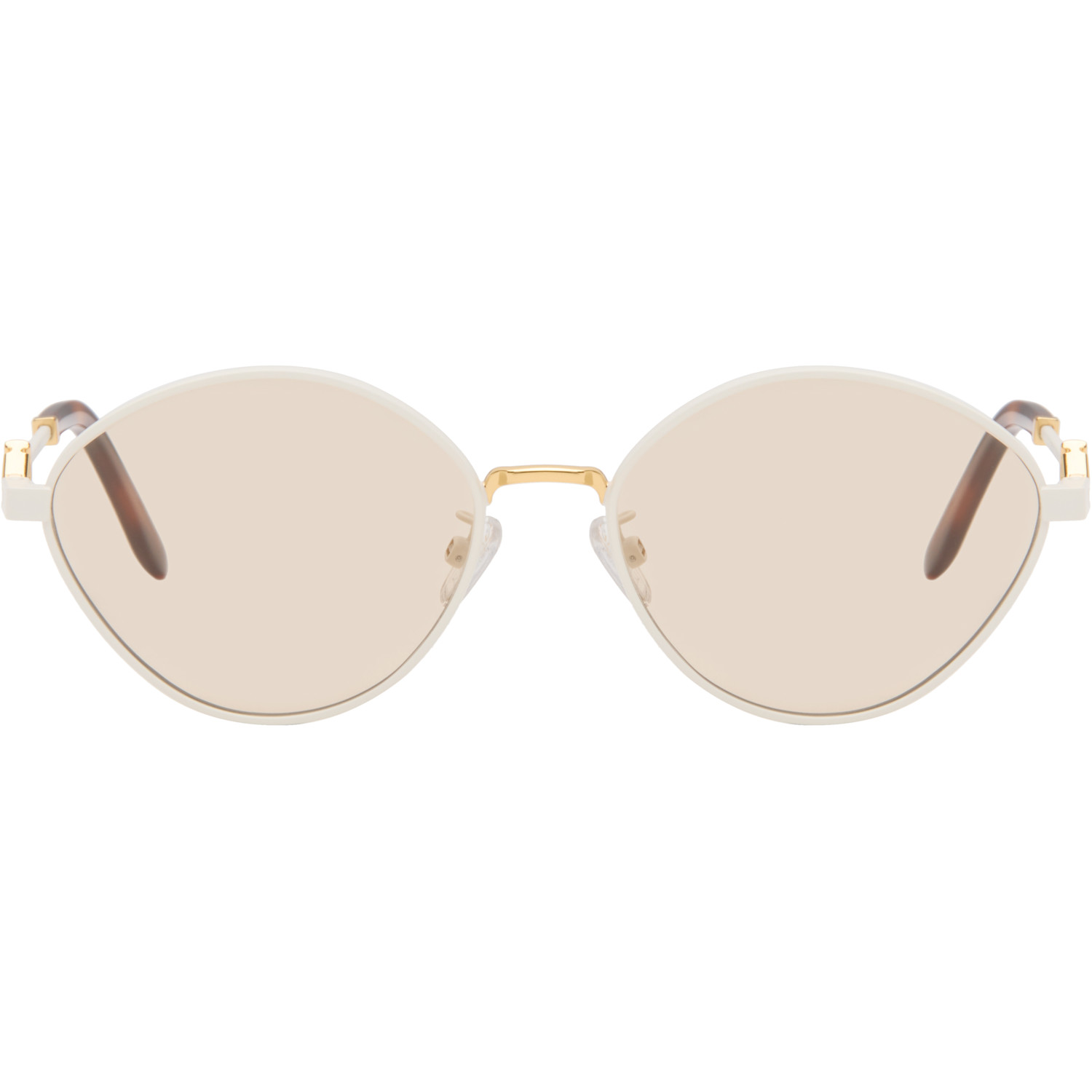 Fendi White FF Diamonds Sunglasses