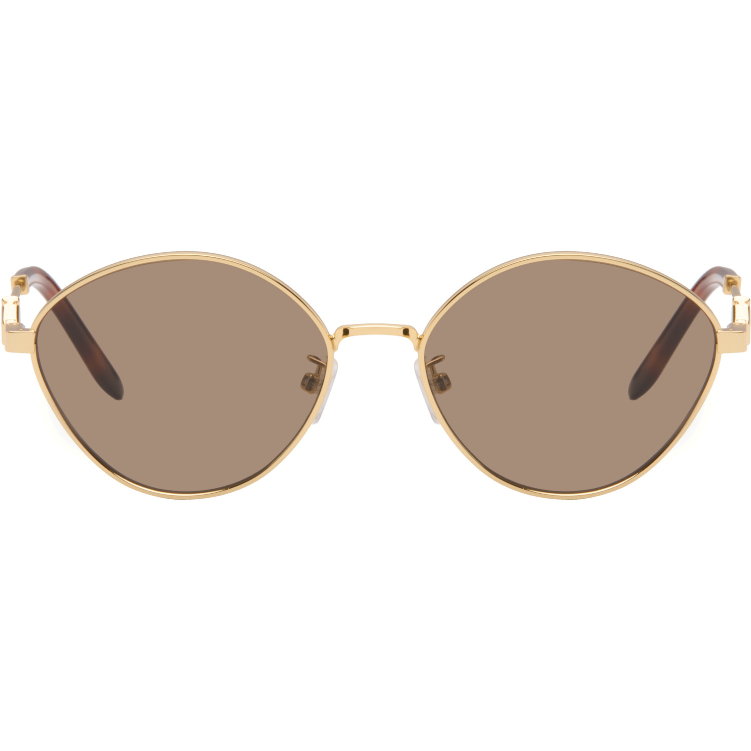Fendi Gold FF Diamonds Sunglasses
