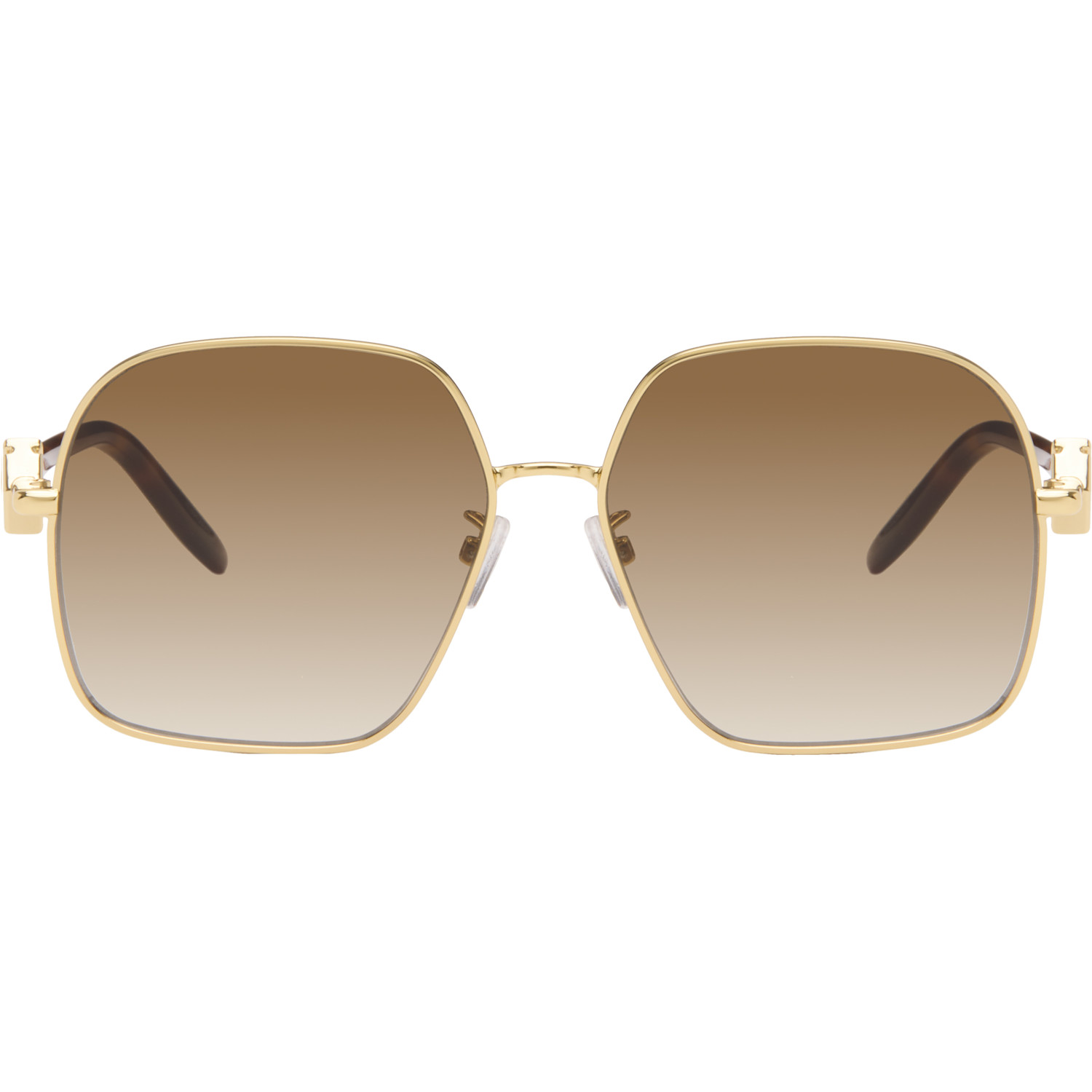 Fendi Gold FF Diamonds Sunglasses