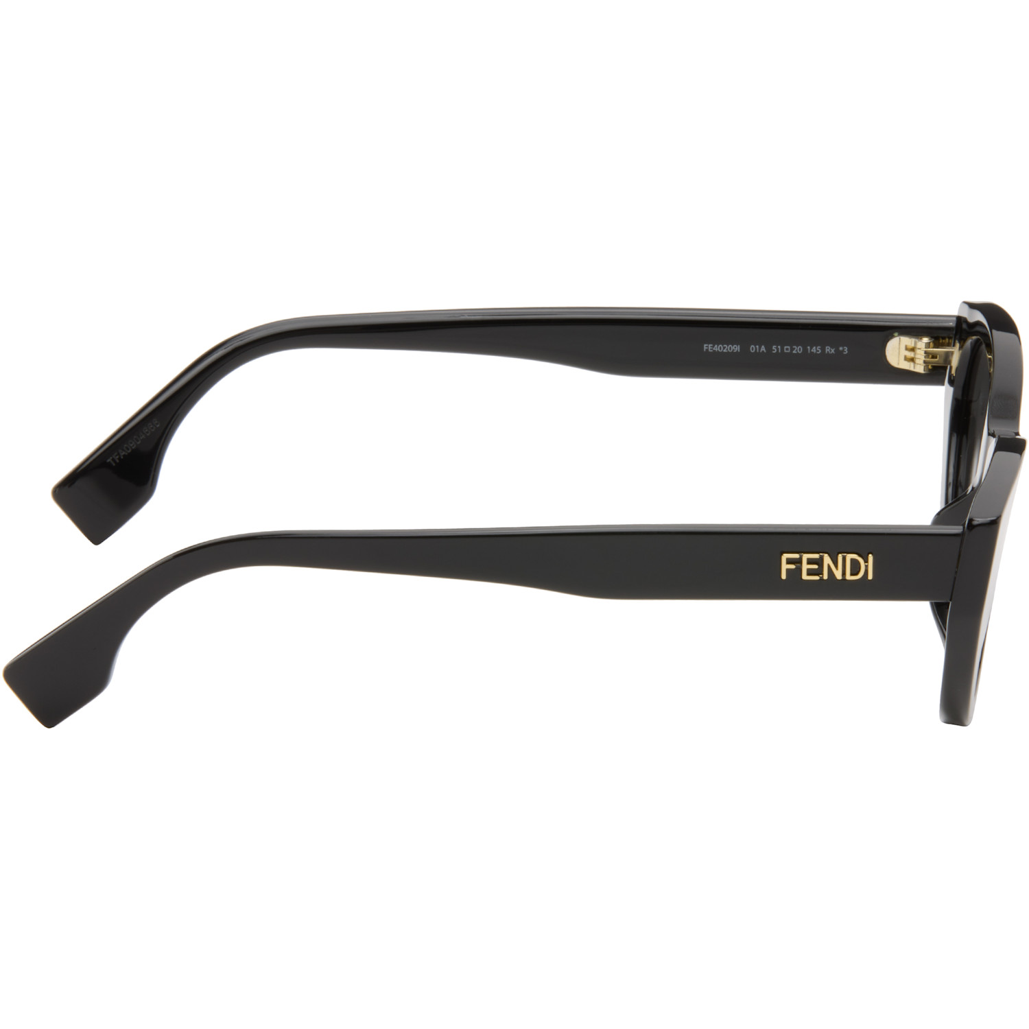  Fendi Black Lettering Sunglasses 