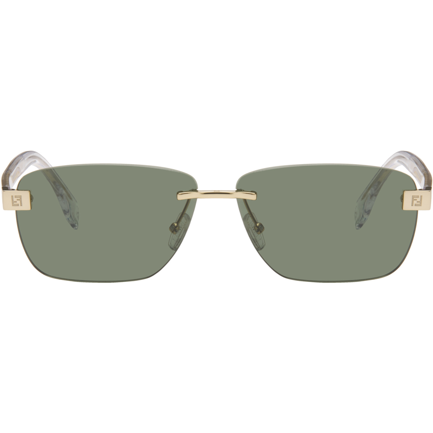 Fendi Gold 'Fendi Sky' Sunglasses