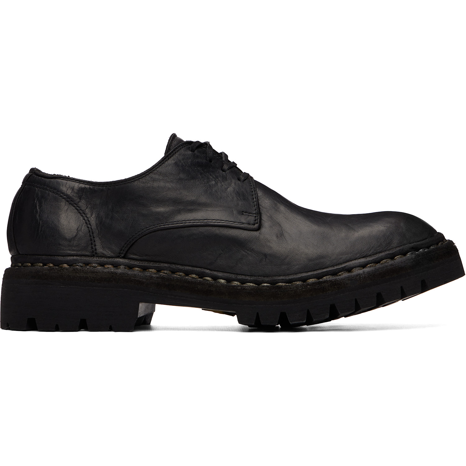 Guidi Black 792V_N Derbys