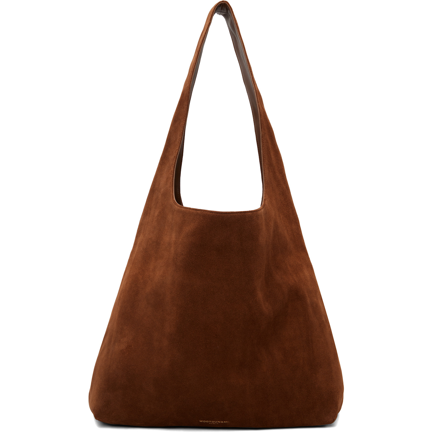WOOYOUNGMI Brown Suede Tote