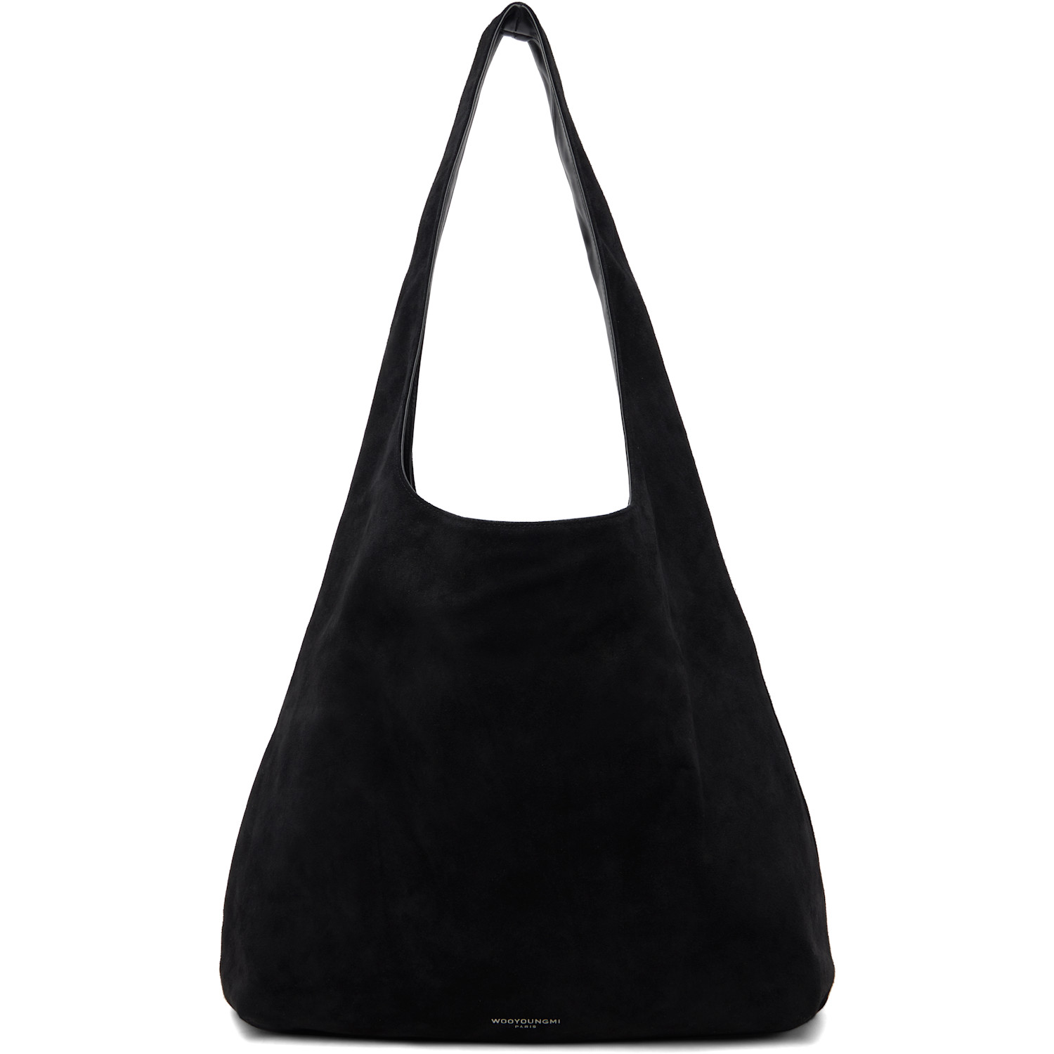 WOOYOUNGMI Black Suede Tote