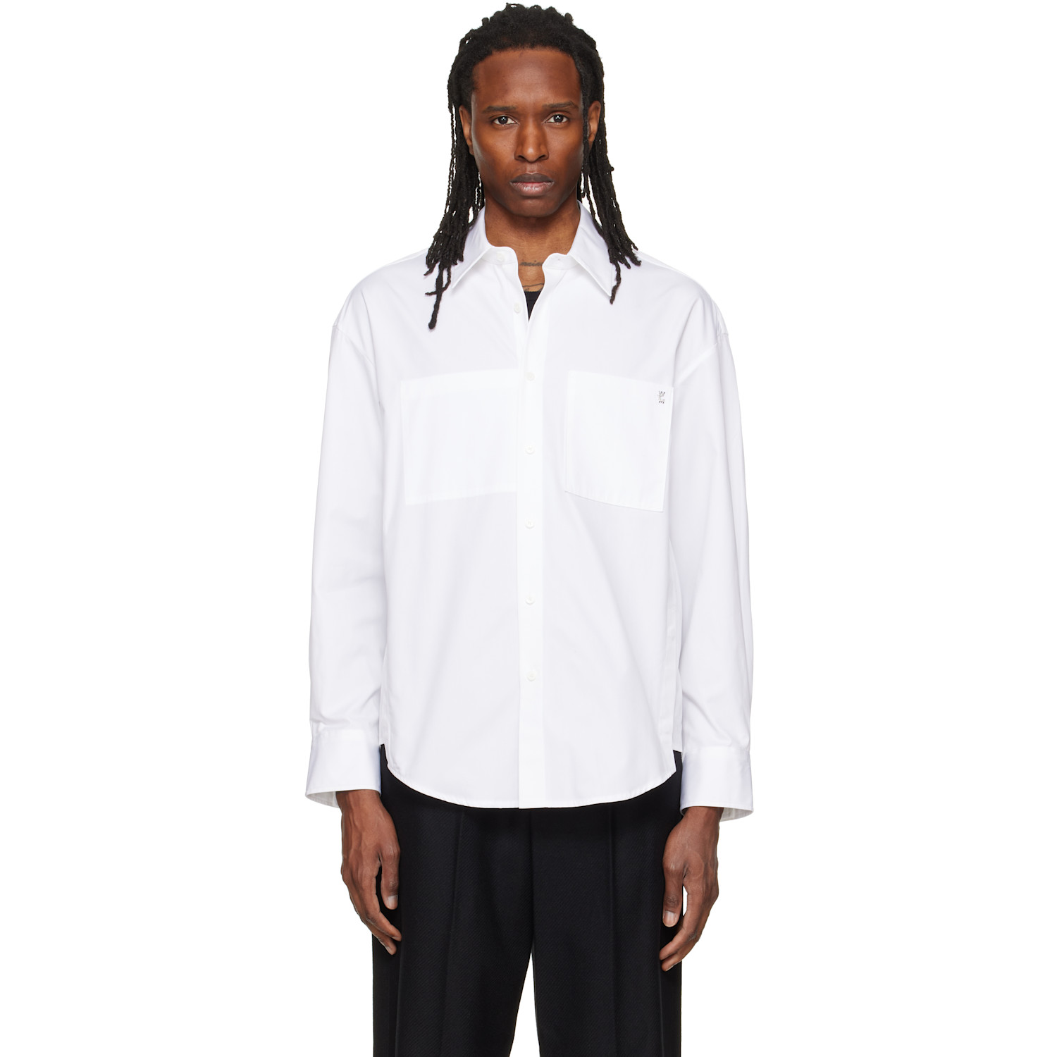 WOOYOUNGMI White Logo Hardware Shirt
