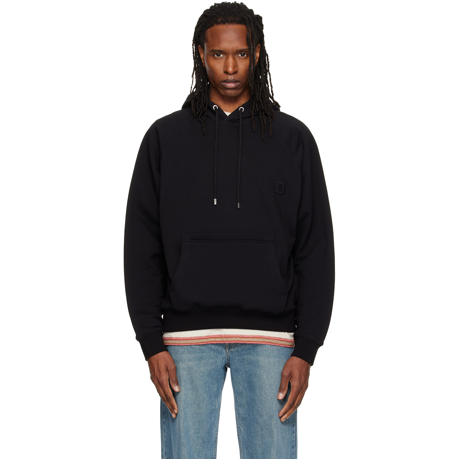 WOOYOUNGMI Black Logo Hoodie