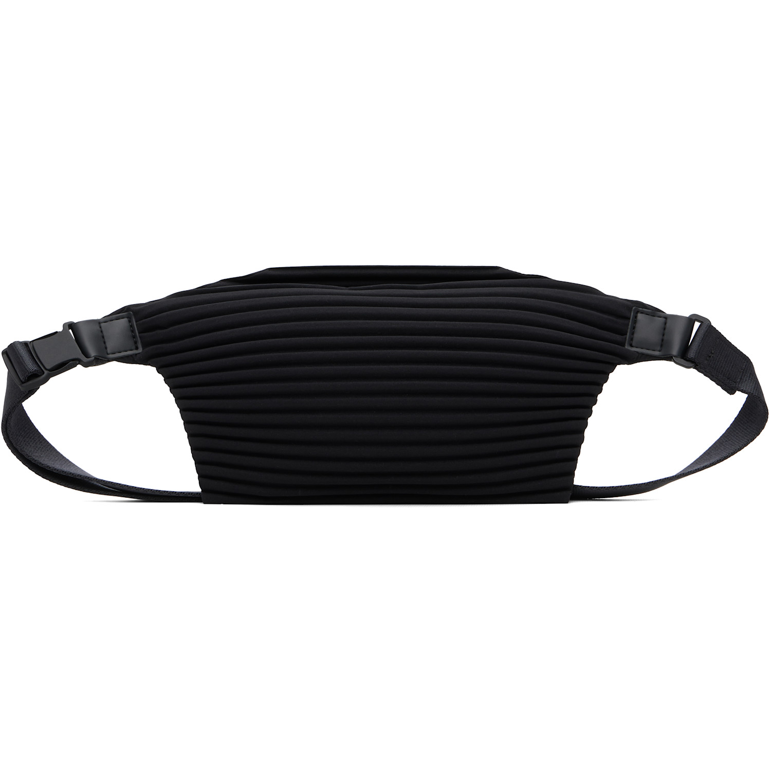 HOMME PLISSÉ ISSEY MIYAKE Black Pleats Slim Belt Bag