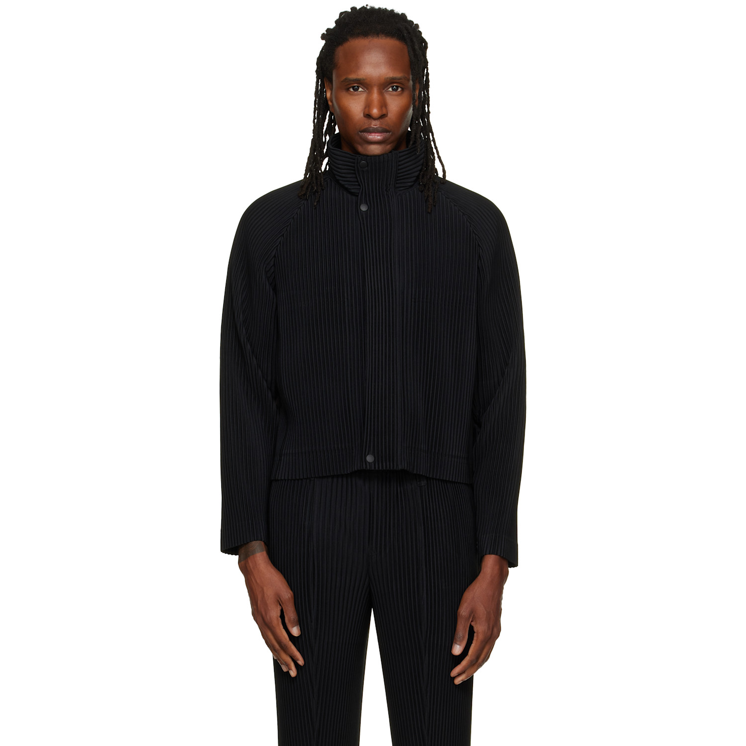 HOMME PLISSÉ ISSEY MIYAKE Black Tailored Pleats 1 Jacket