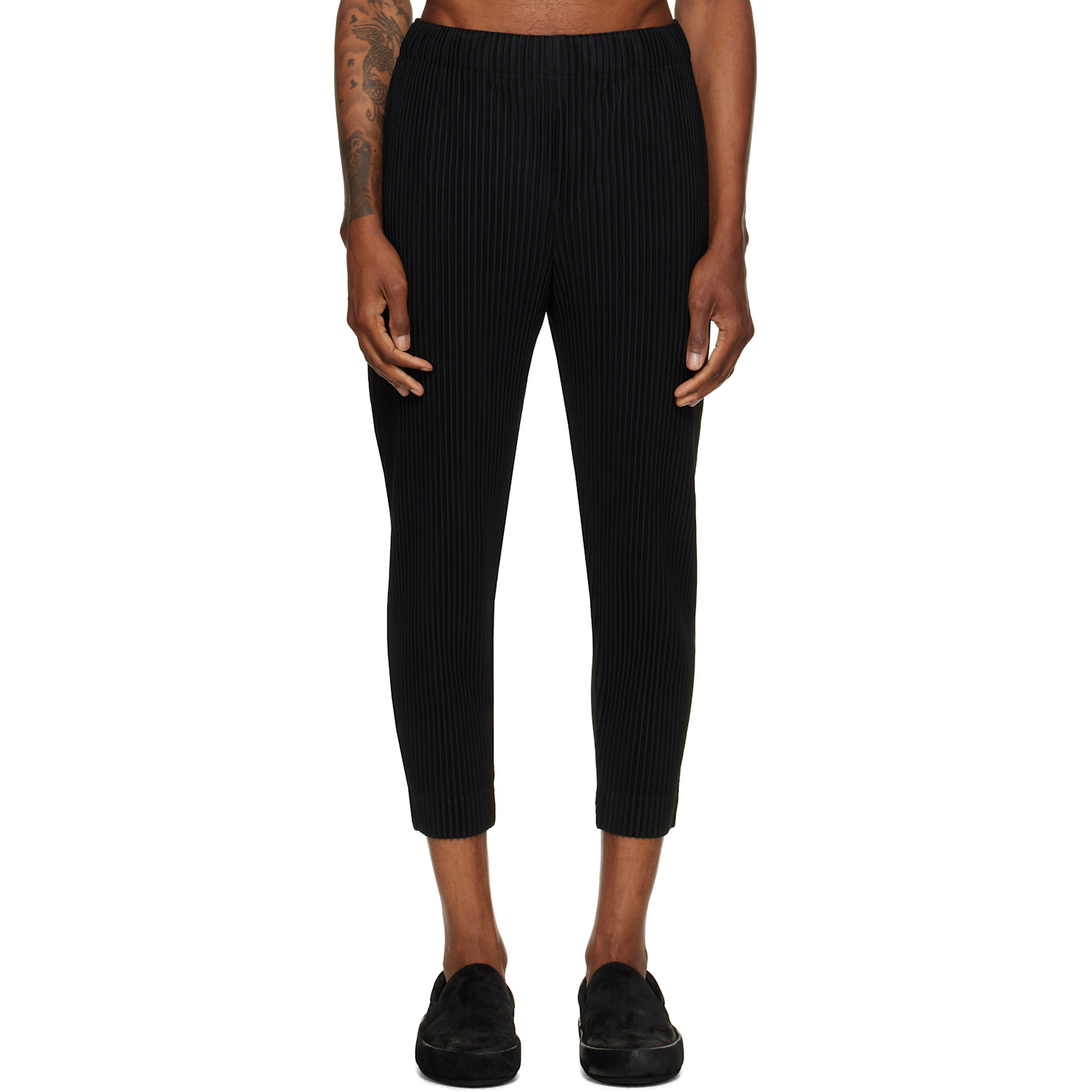 HOMME PLISSÉ ISSEY MIYAKE Black Monthly Colors August Trousers