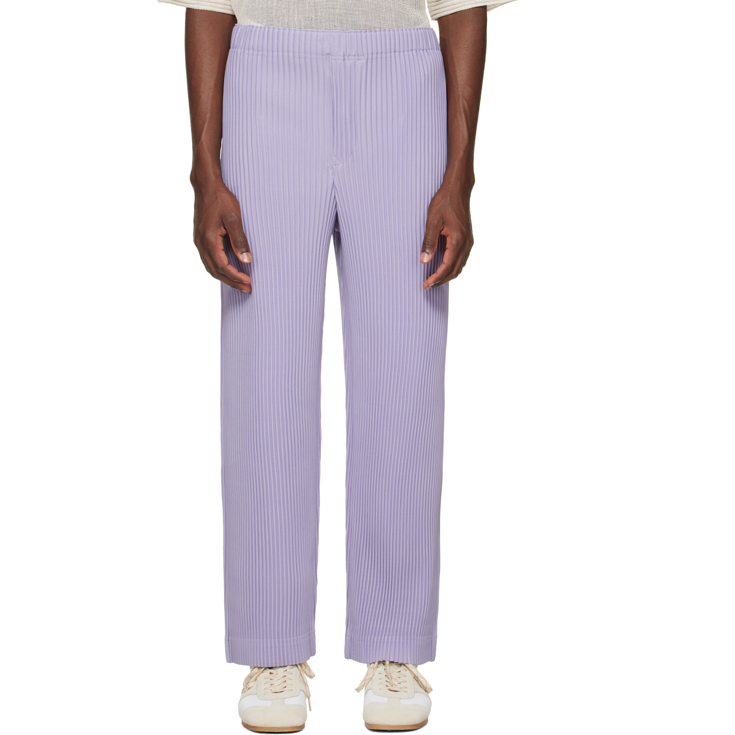 HOMME PLISSÉ ISSEY MIYAKE Purple Monthly Colors July Trousers