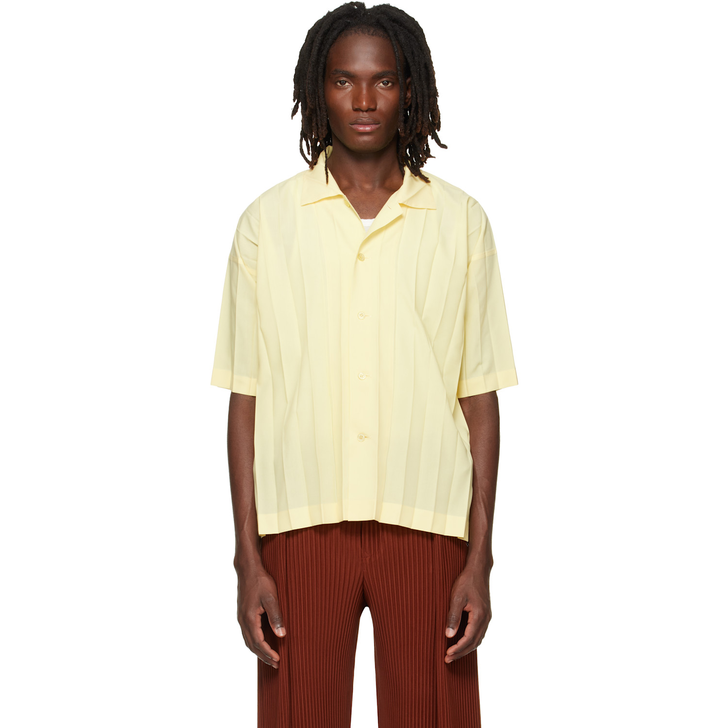 HOMME PLISSÉ ISSEY MIYAKE Yellow Edge Shirt