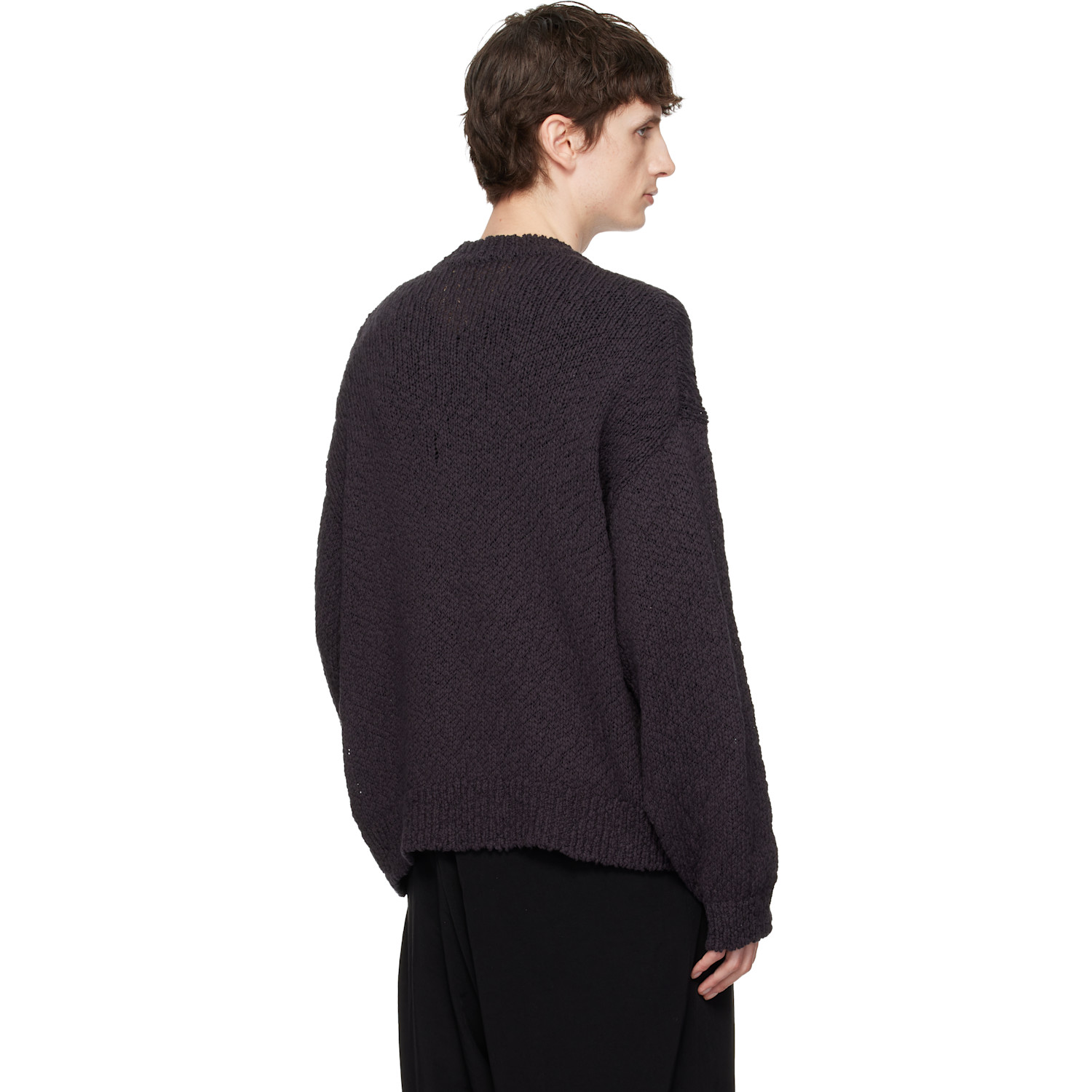  Homme Plissé Issey Miyake Brown Risotto Knit Sweater 