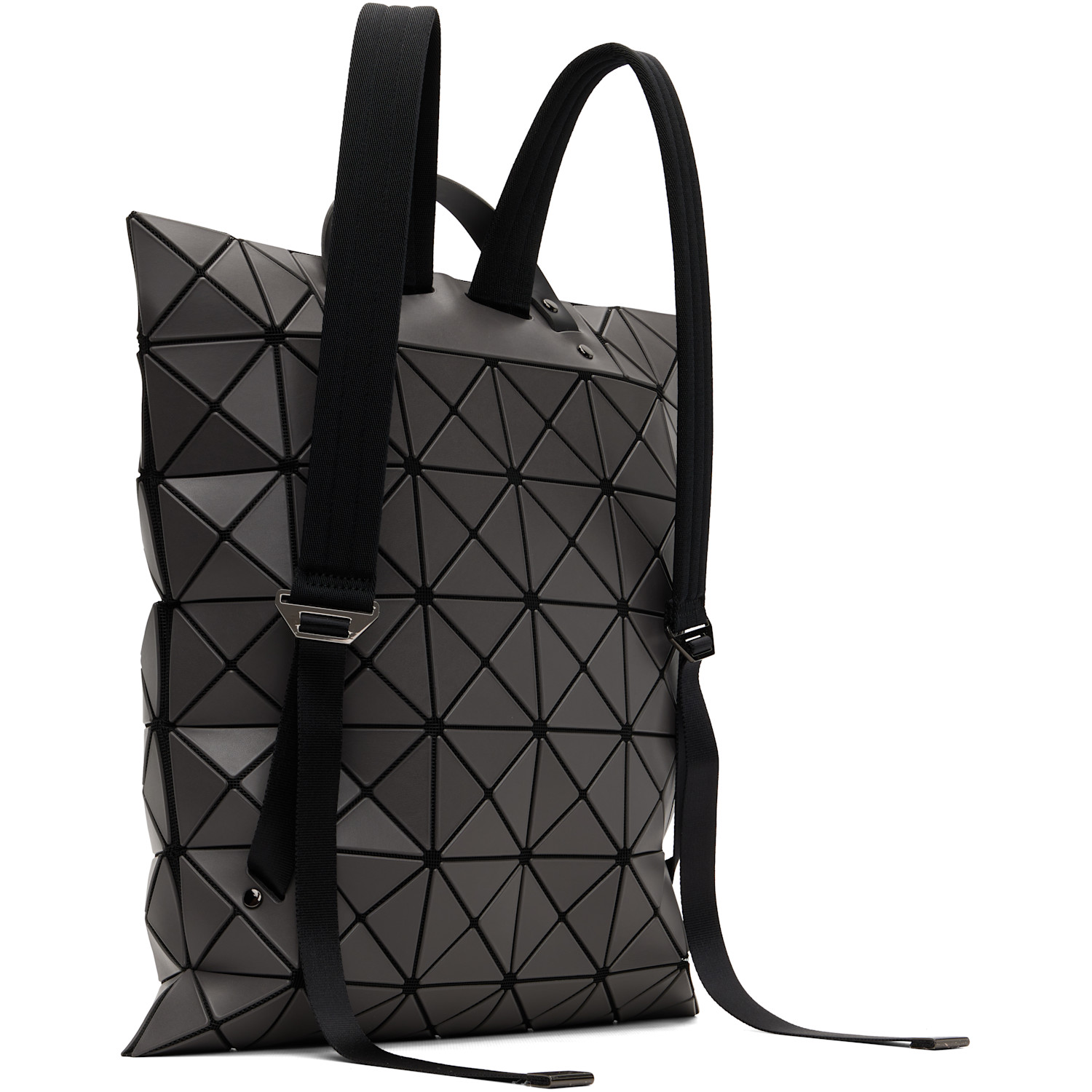  Bao Bao Issey Miyake Gray Flat Pack Backpack 