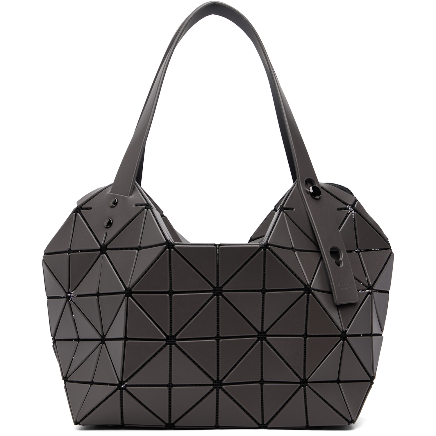 Bao Bao Issey Miyake Gray Boston Tote In 14-charcoal Gray