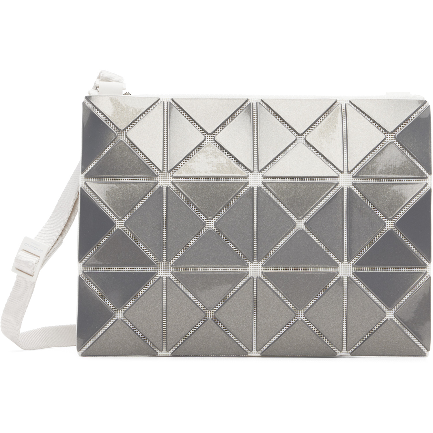 BAO BAO ISSEY MIYAKE Gunmetal Large Boston Bag | Smart Closet