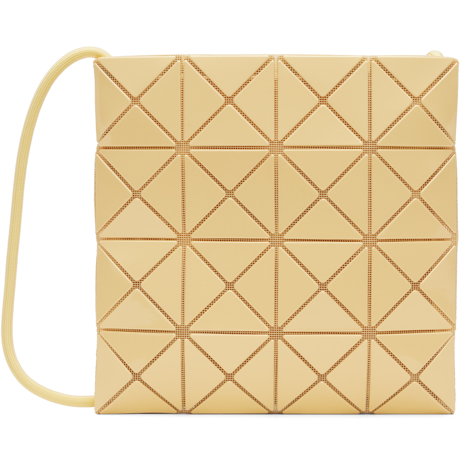 BAO BAO ISSEY MIYAKE Yellow Lucent One-Tone Bag