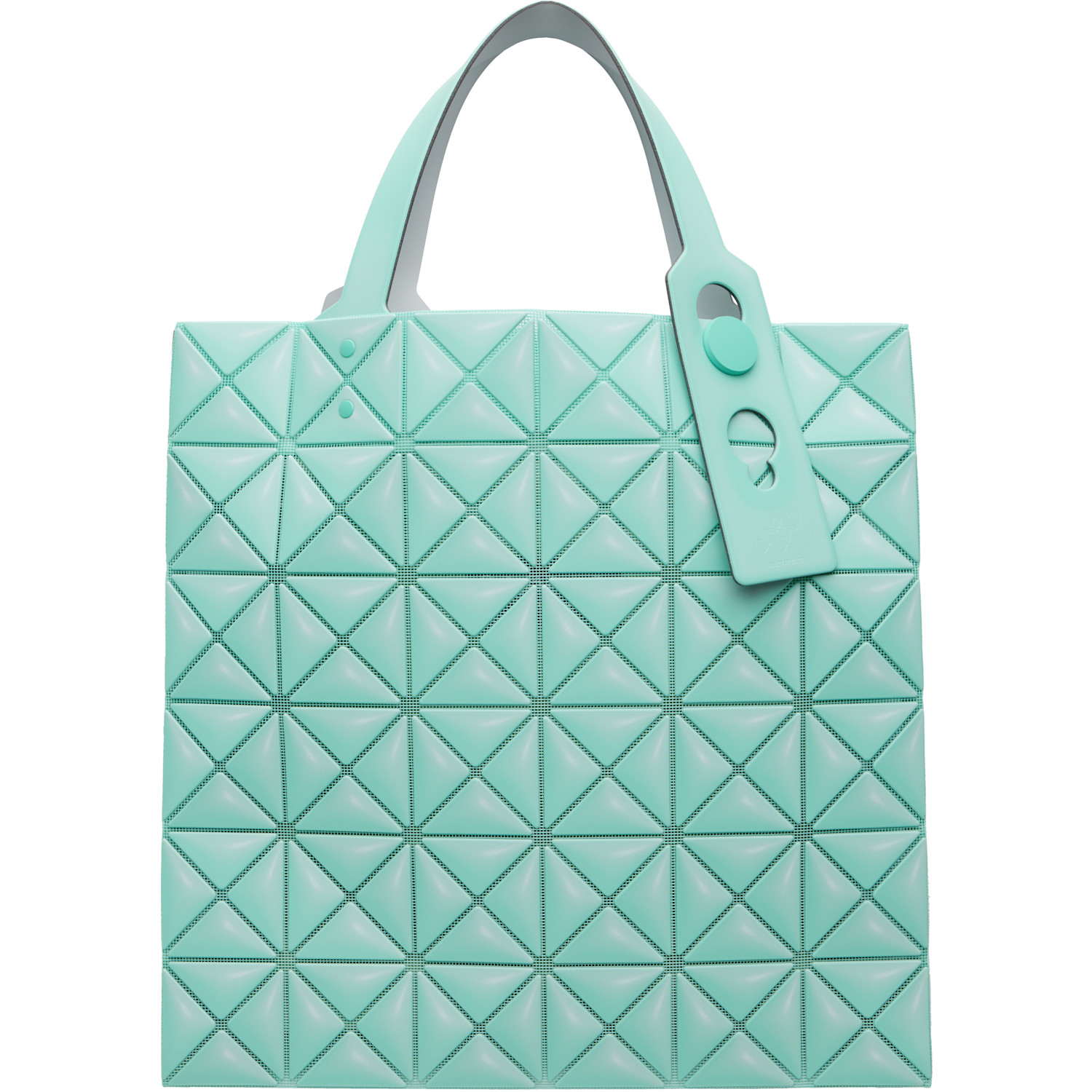 BAO BAO ISSEY MIYAKE Green Miniature Tote