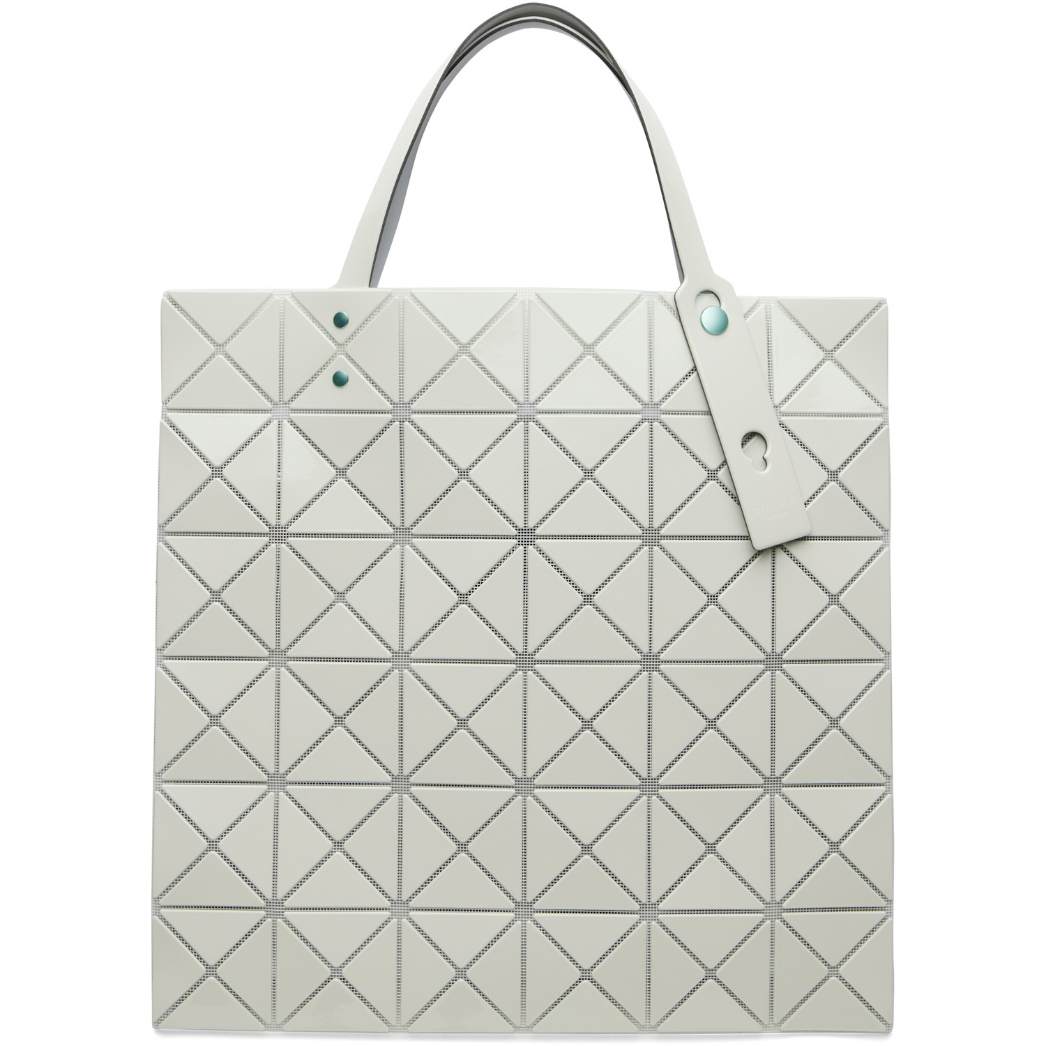 BAO BAO ISSEY MIYAKE Green Lucent One-Tone Tote