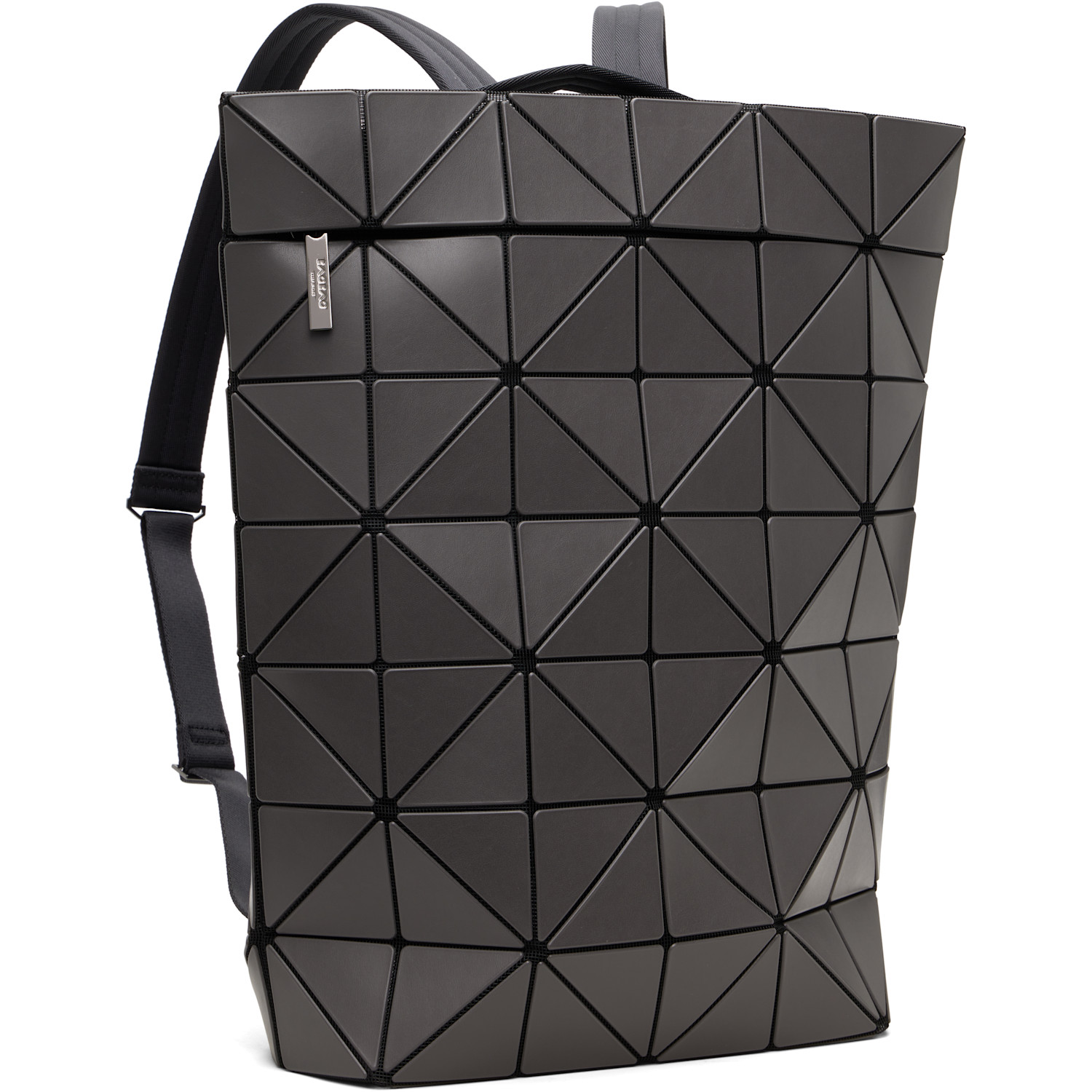  Bao Bao Issey Miyake Gray Blocky Backpack 