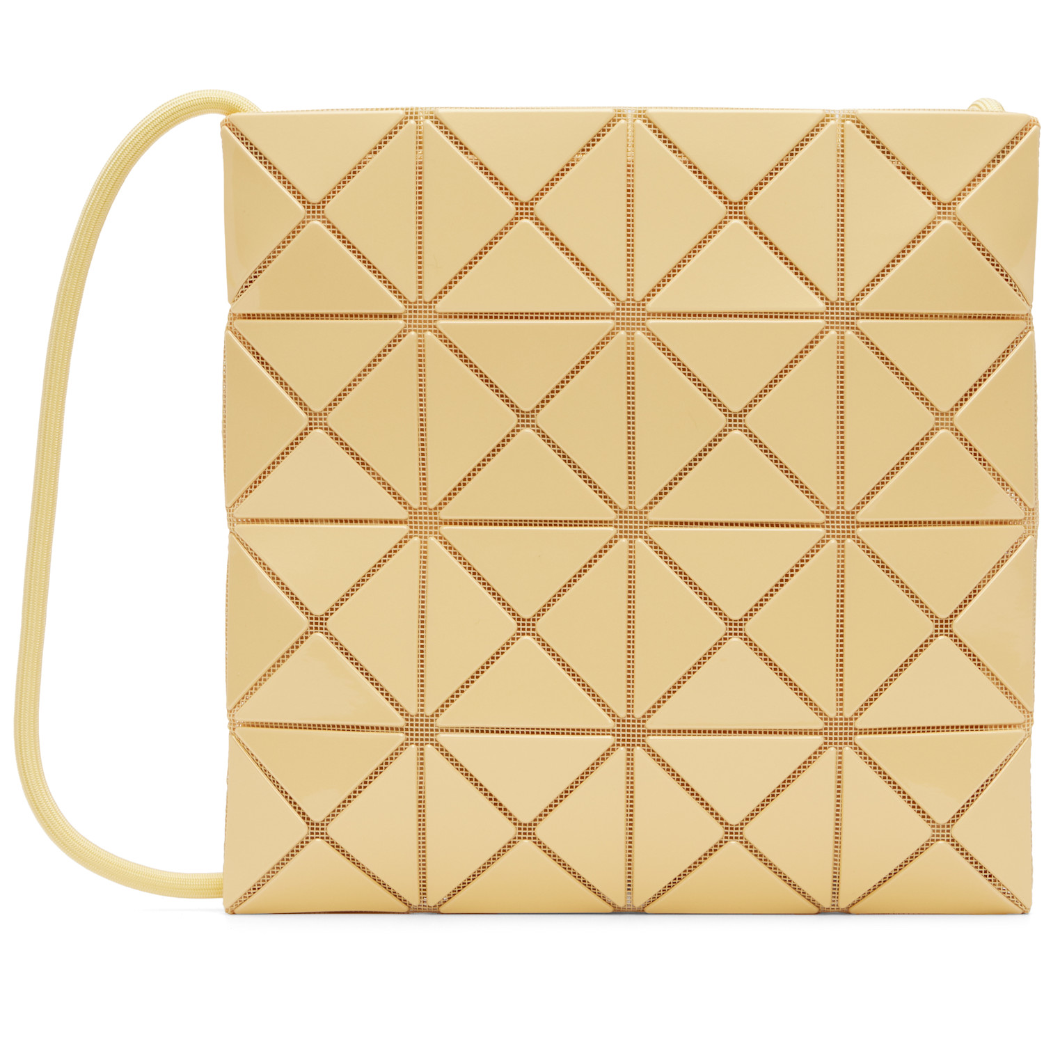 BAO BAO ISSEY MIYAKE Yellow Lucent One-Tone Bag