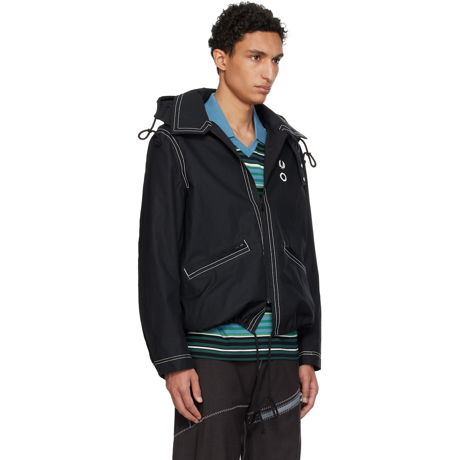  Craig Green Black Fred Perry Edition Alpine Jacket 