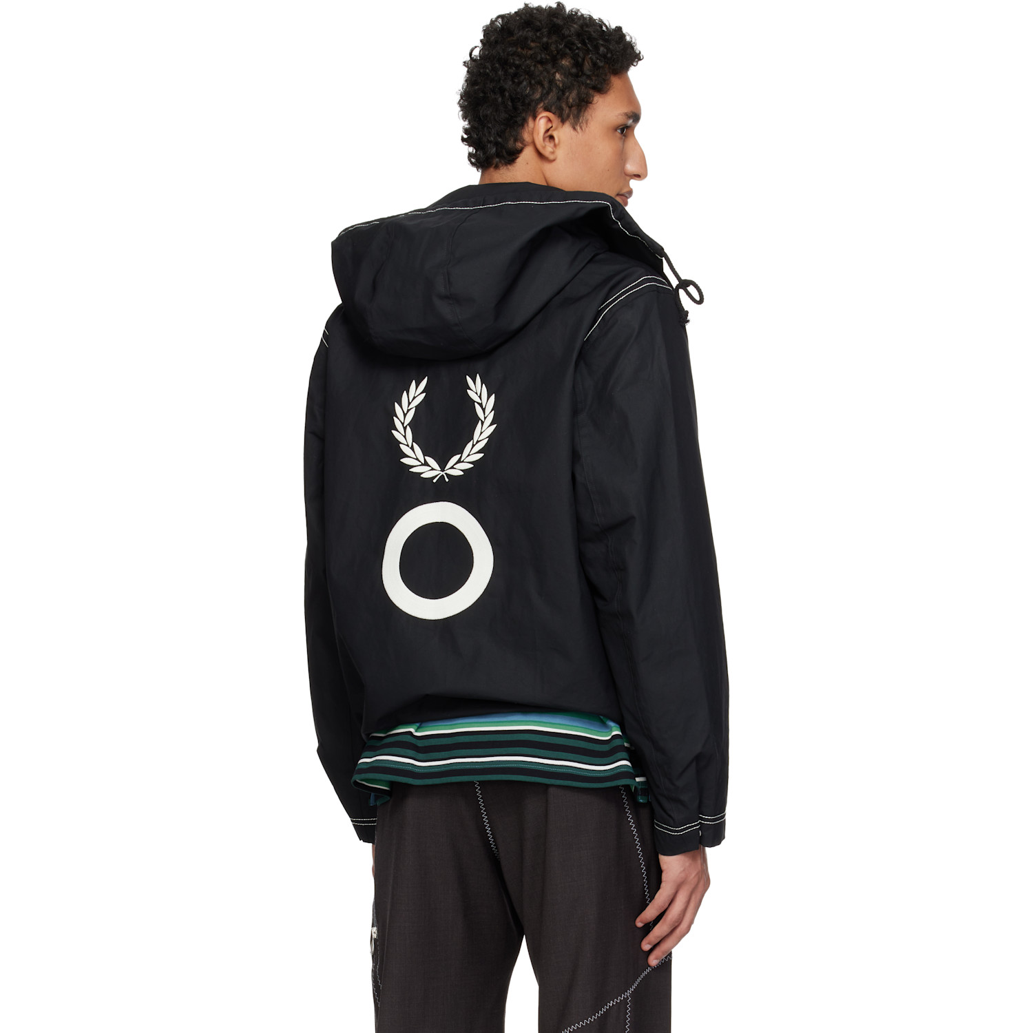 Craig Green Black Fred Perry Edition Alpine Jacket 