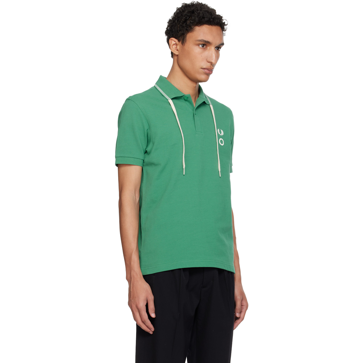  Craig Green Green Fred Perry Edition Drawcord Collar Polo 
