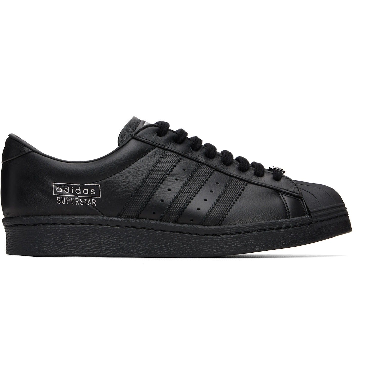 adidas Originals Black A Superstar Sneakers