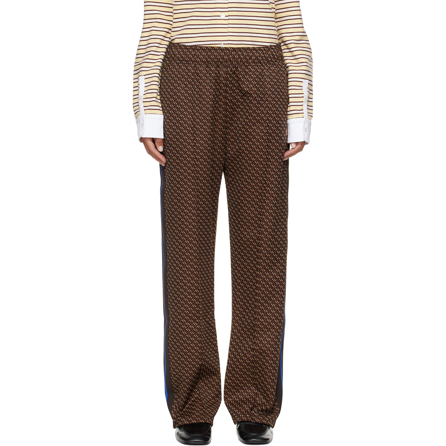 Wales Bonner Brown Mudra Lounge Pants
