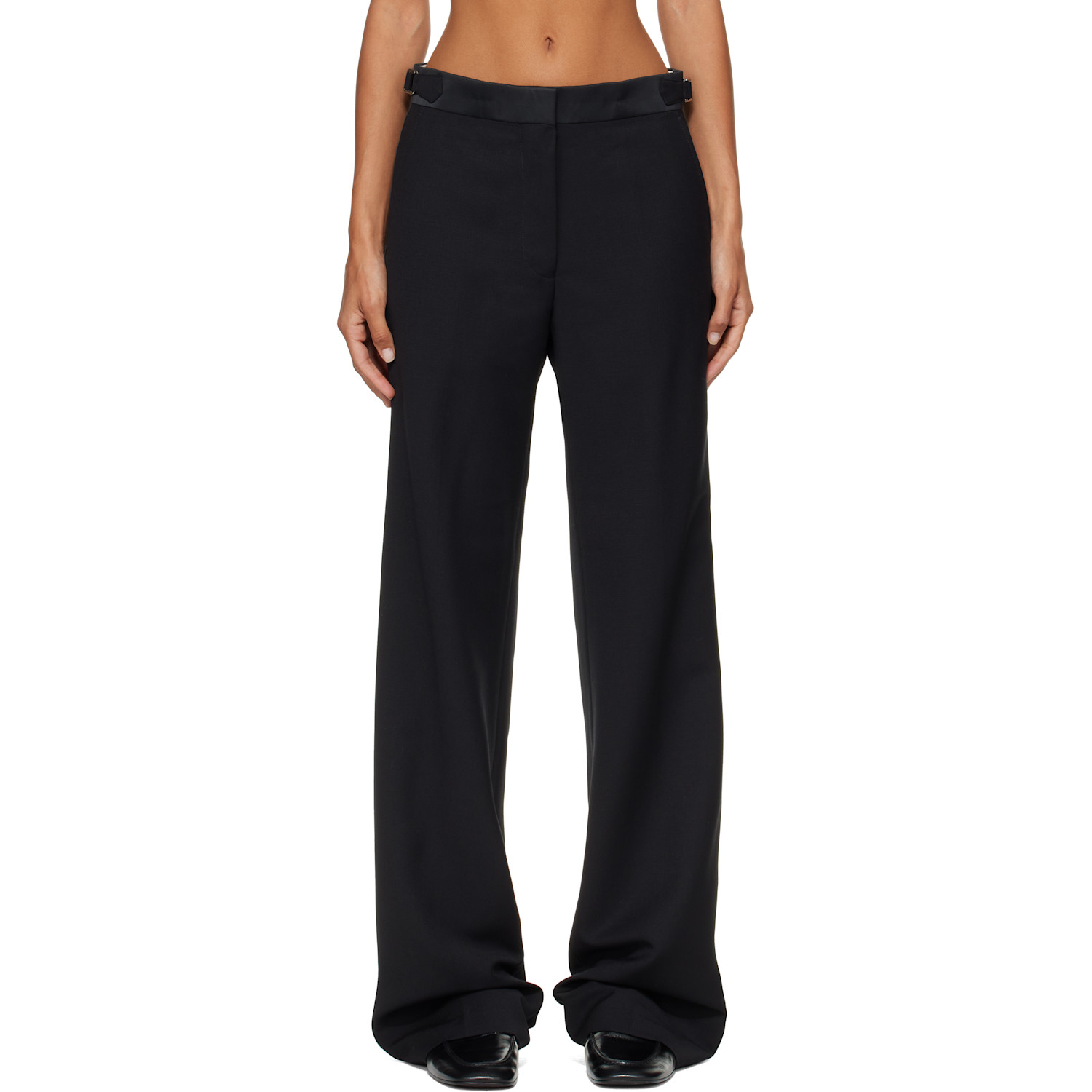 Wales Bonner Black Gallery Tuxedo Trousers
