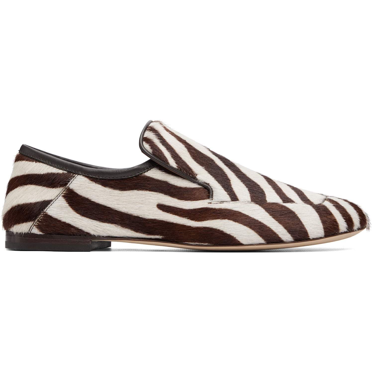 Wales Bonner White & Brown Dakar Loafers
