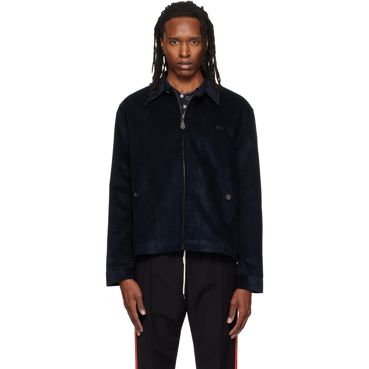 Wales Bonner Navy Drew Jacket