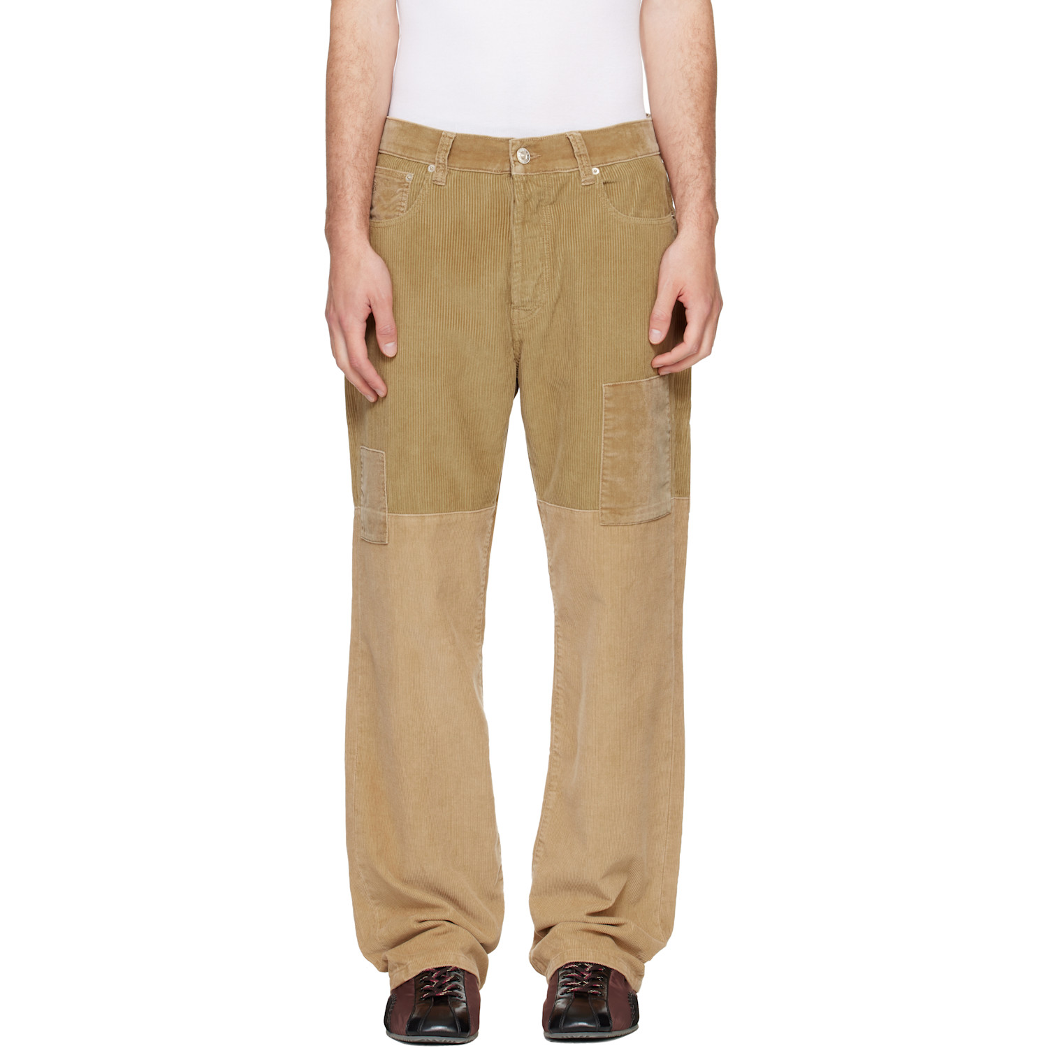 Wales Bonner Tan Sissoo Trousers