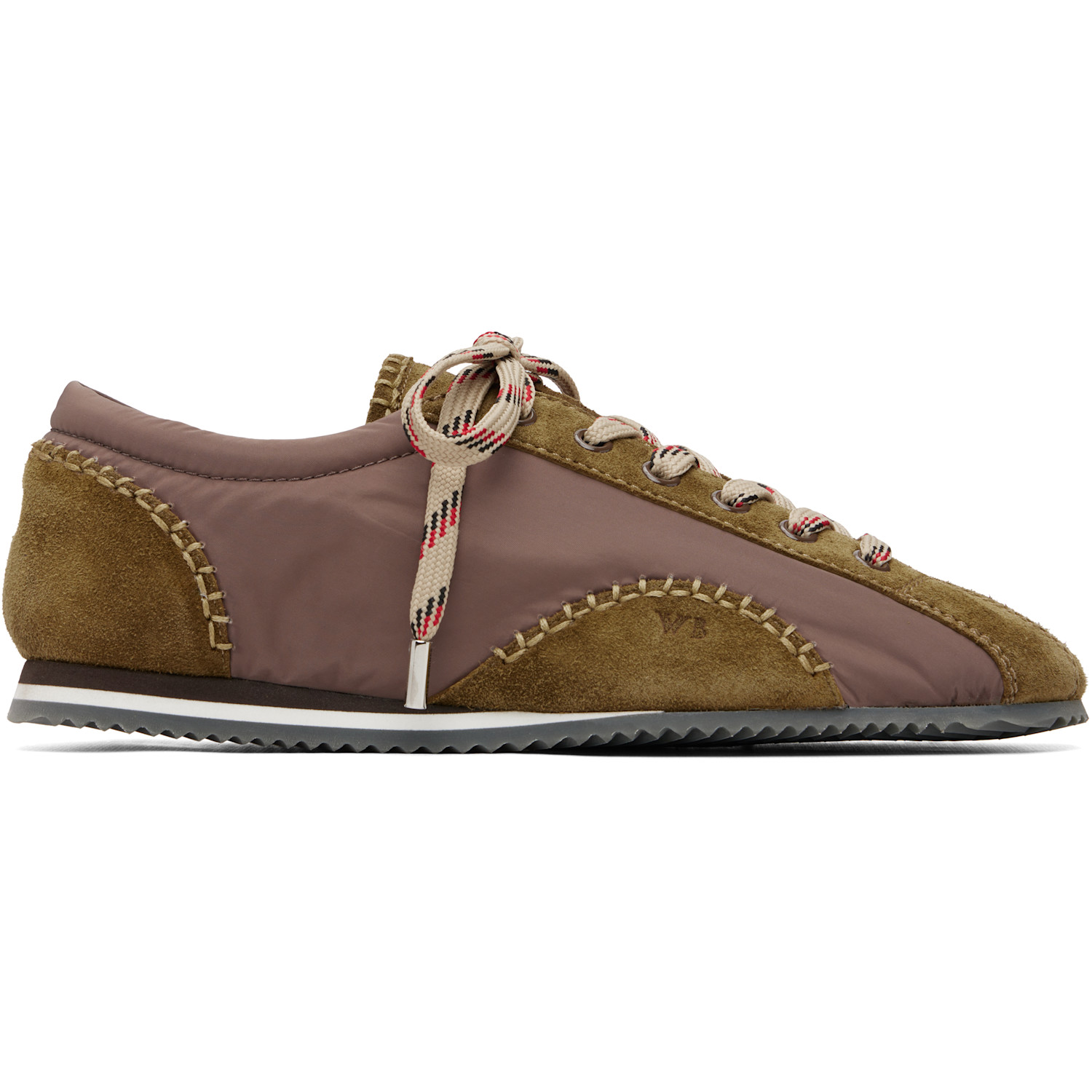 Wales Bonner Khaki & Taupe Paris Sneakers