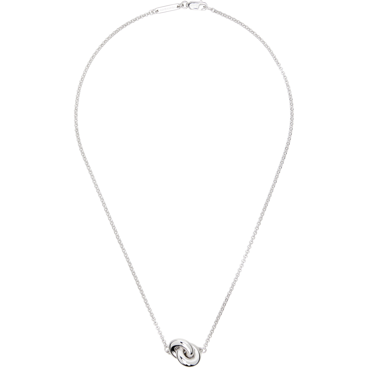 Tom Wood Sphere Double Pendant Necklace