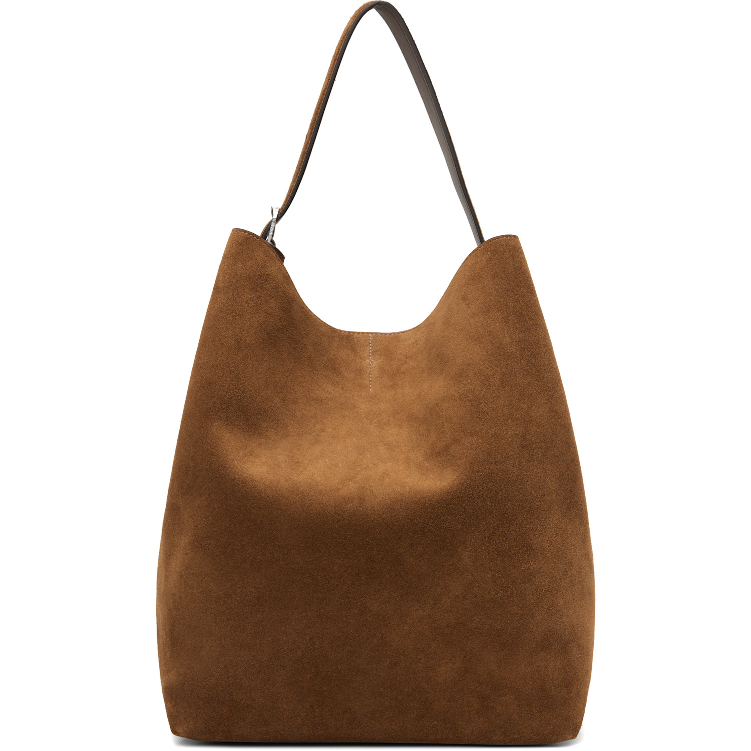 TOTEME Tan Belted Suede Tote