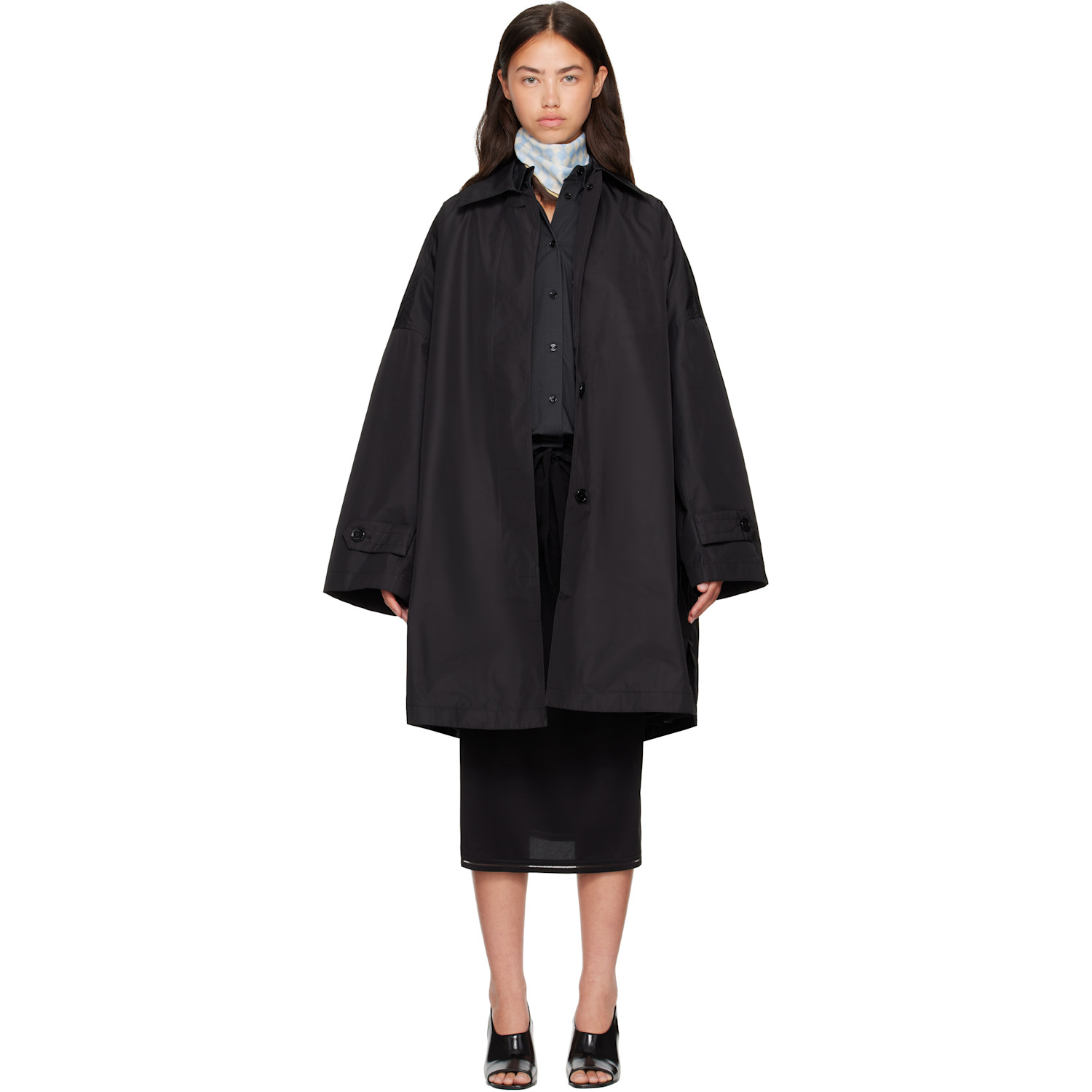 TOTEME Black Car Coat