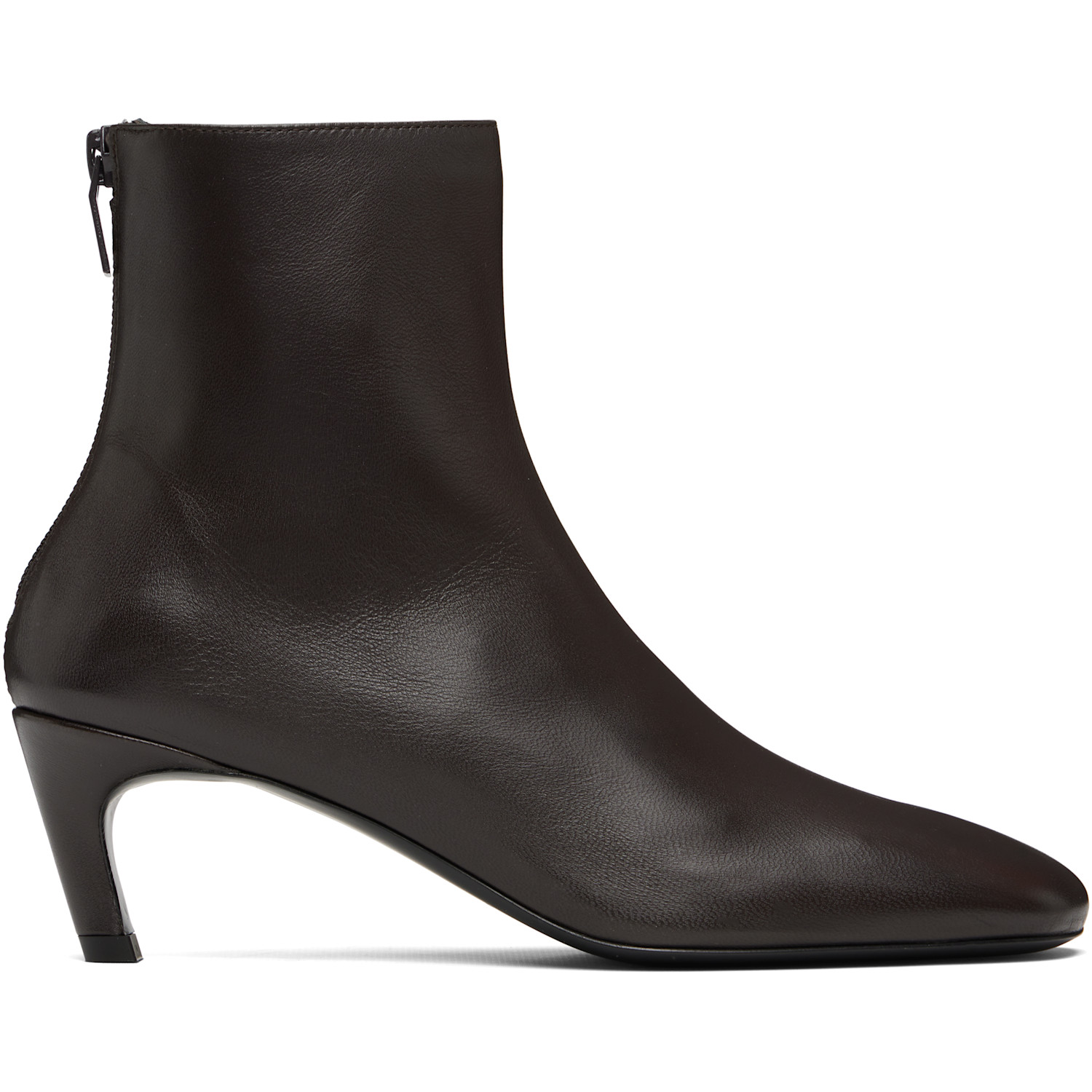 TOTEME Brown Soft Nappa Ankle Boots