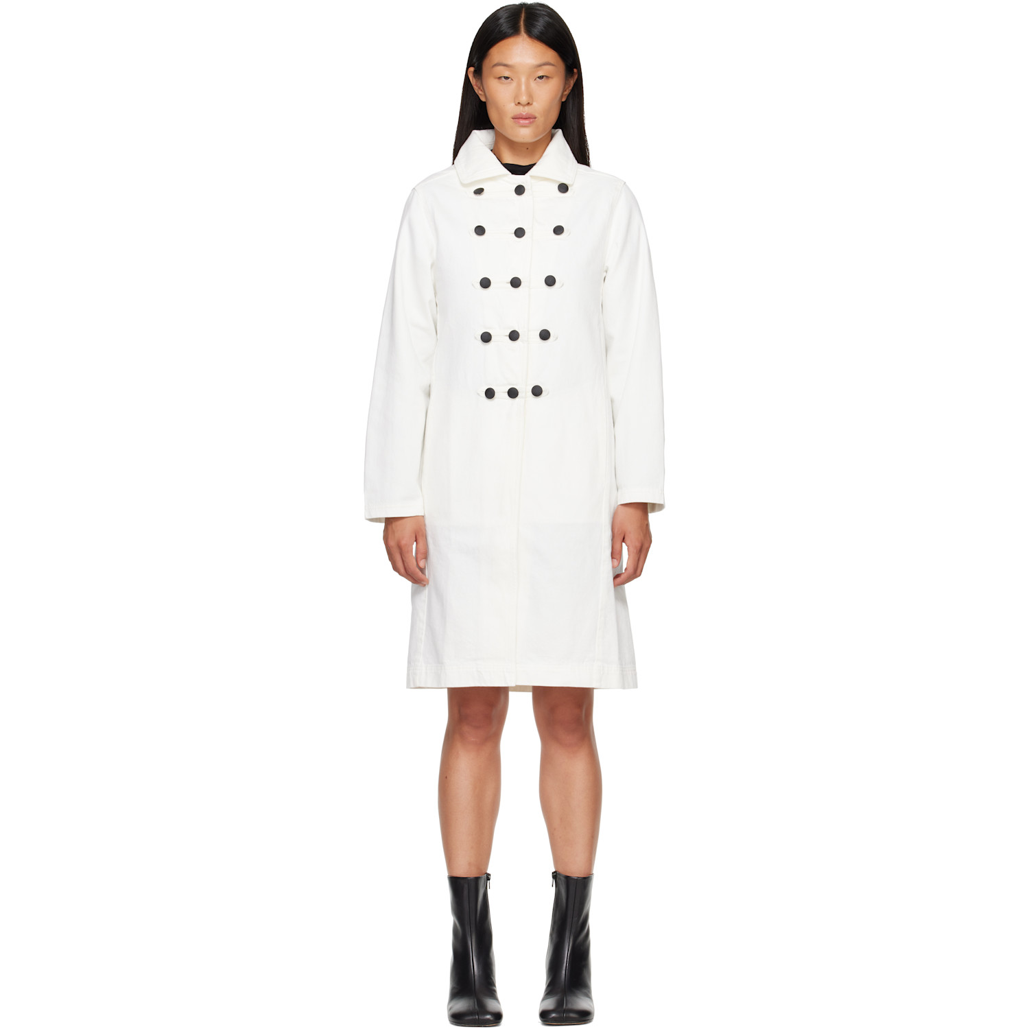 Gimaguas White Marietta Coat