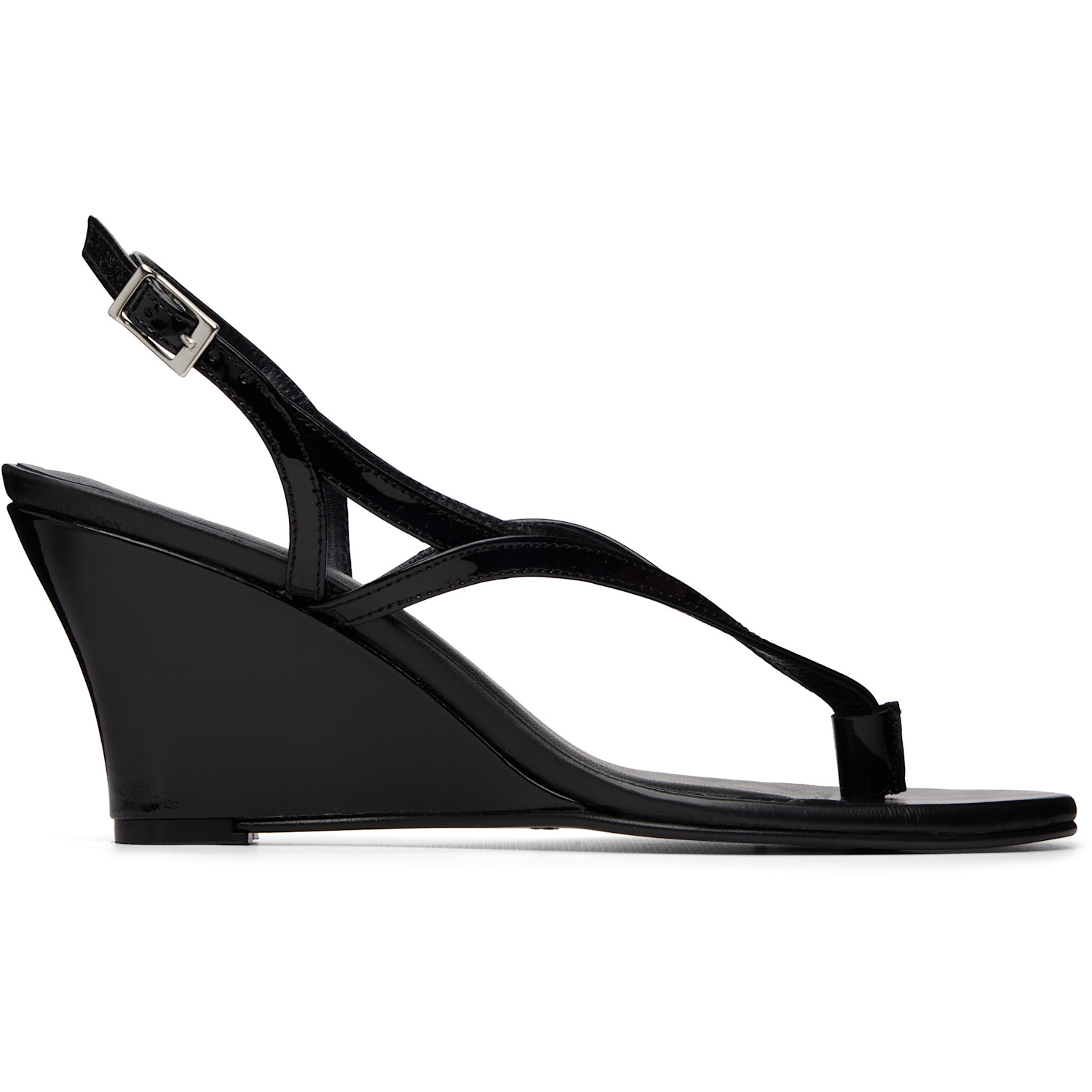 Gimaguas Black Sandal Wedges Heeled Sandals