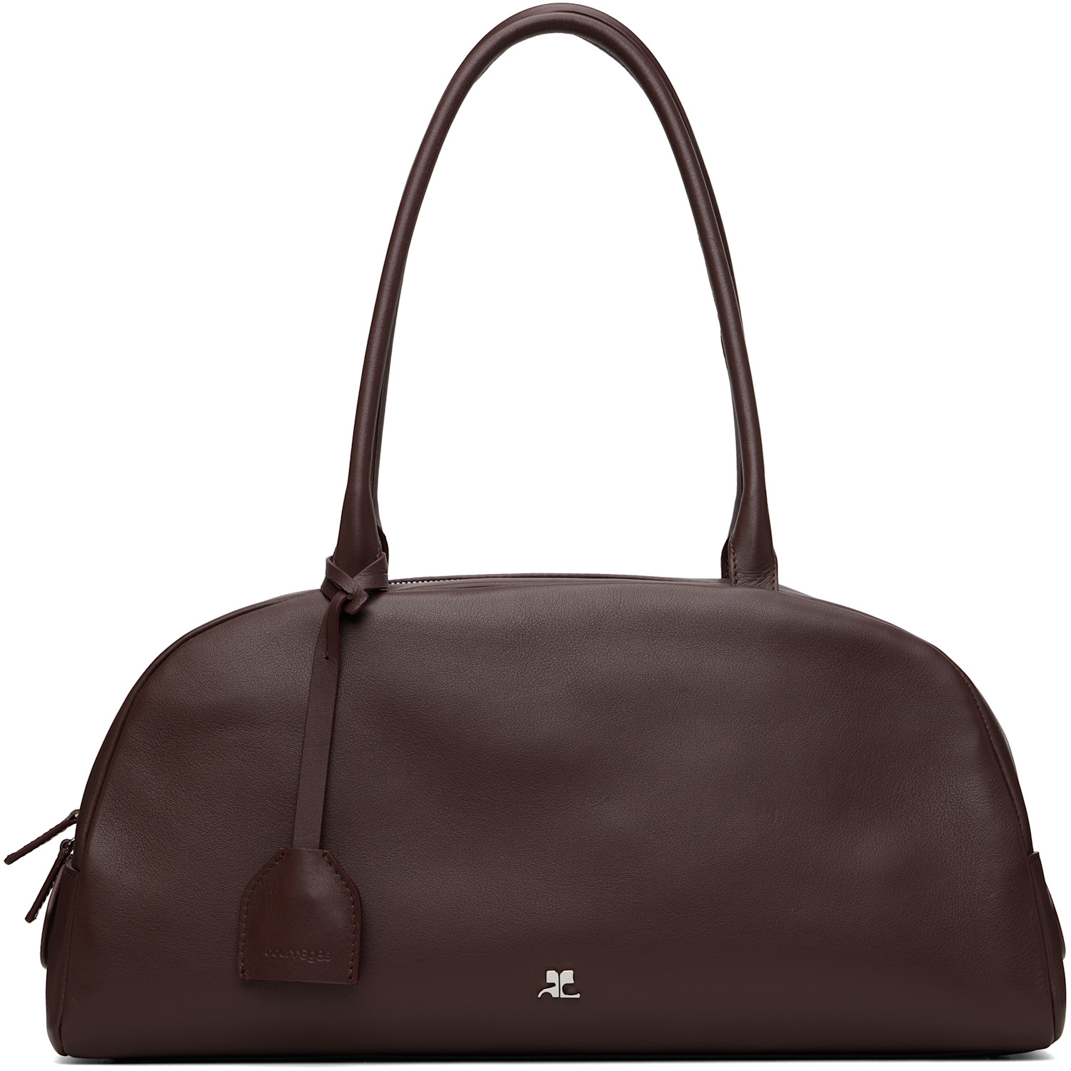 Courrèges Burgundy Monday Leather Bag