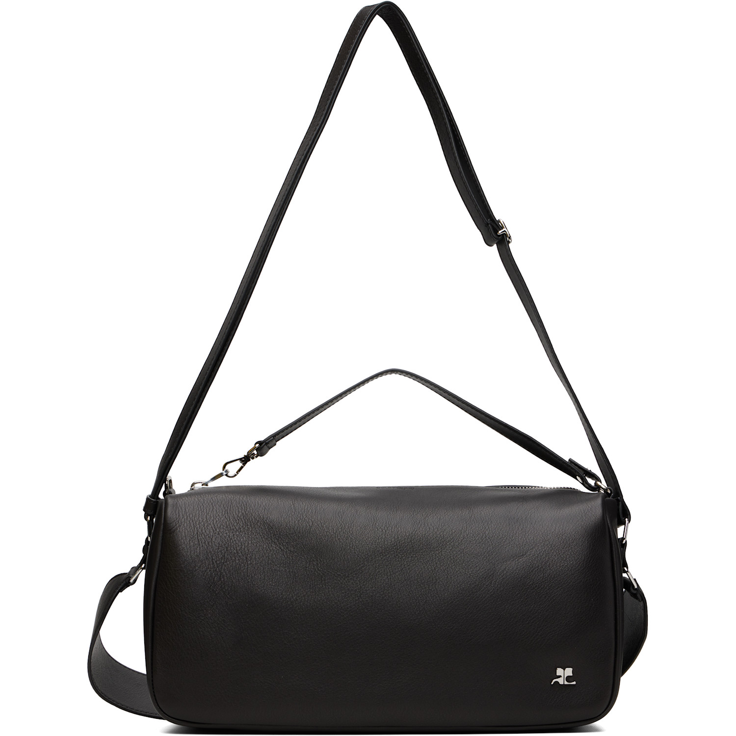 Courrèges Black Medium Three Sixty Leather Bag