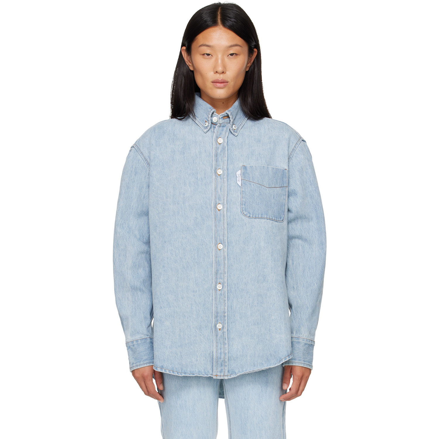 HommeGirls Blue Jeans Denim Shirt
