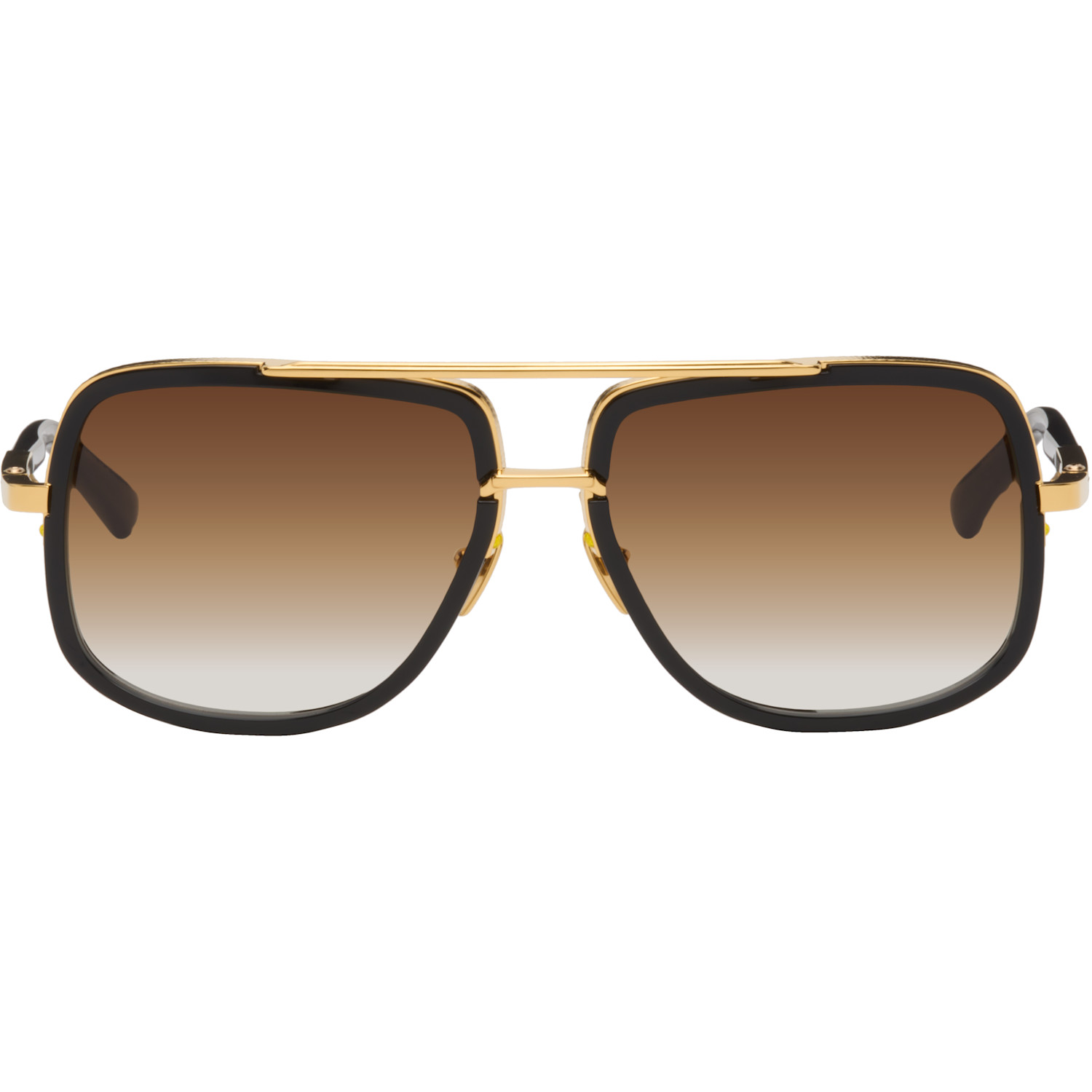 Dita Black & Gold Mach-One Sunglasses