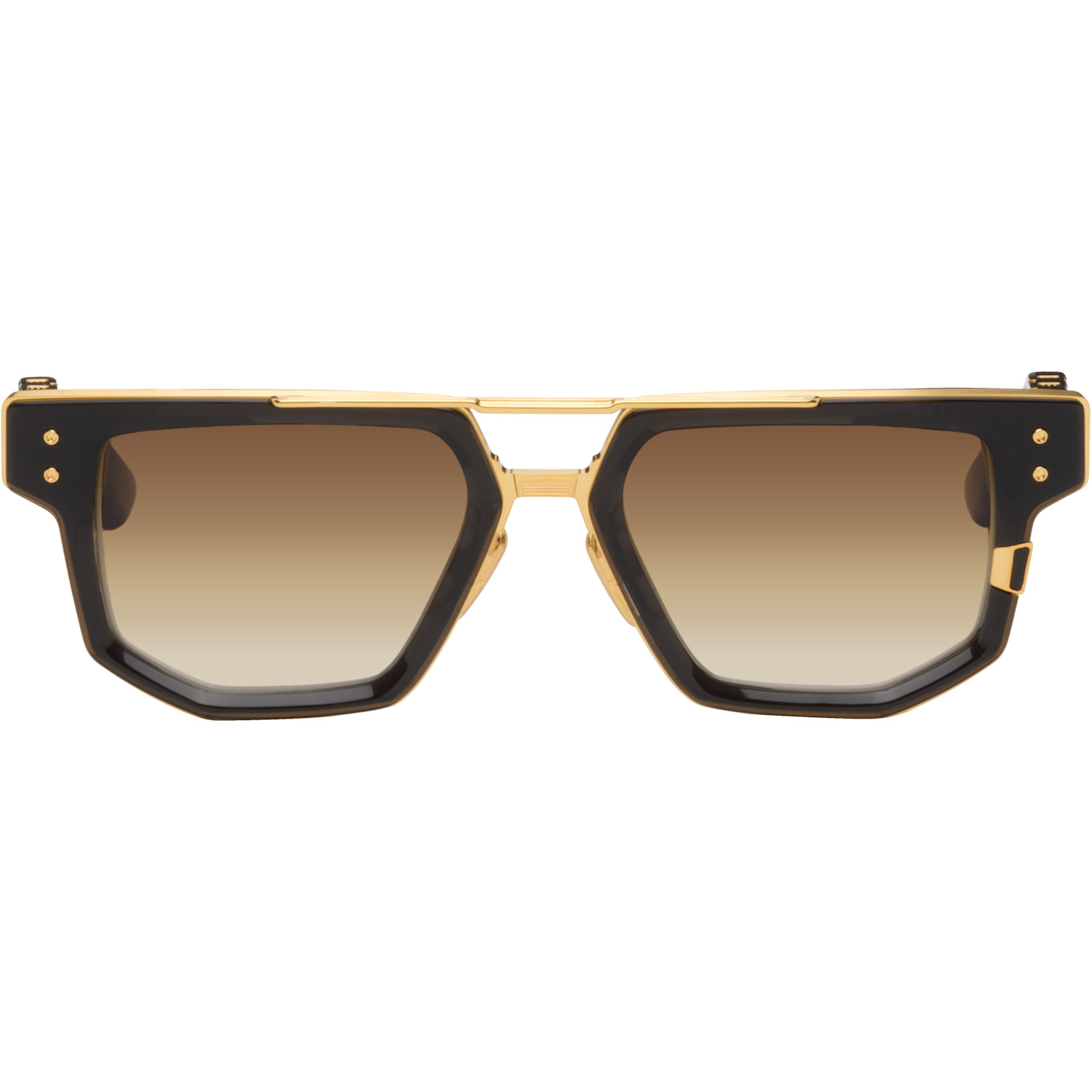 Dita Black & Gold Mach-Nine Sunglasses
