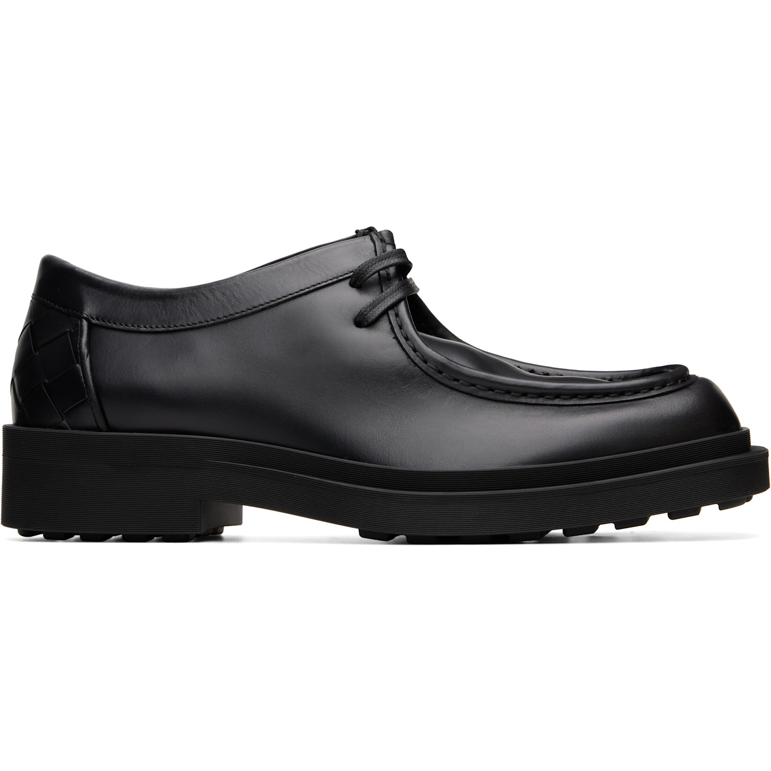 Bottega Veneta Black Ben Derbys