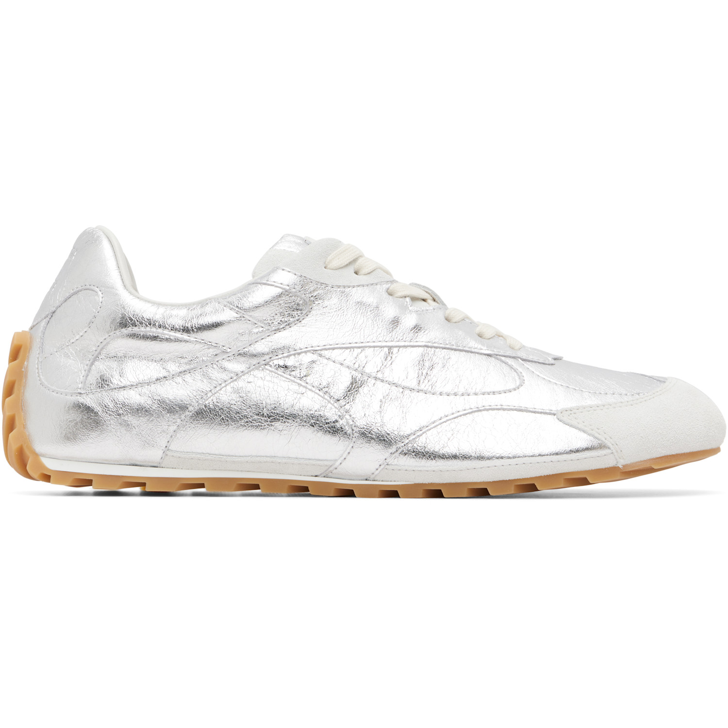 Bottega Veneta Silver Orbit Flash Sneakers